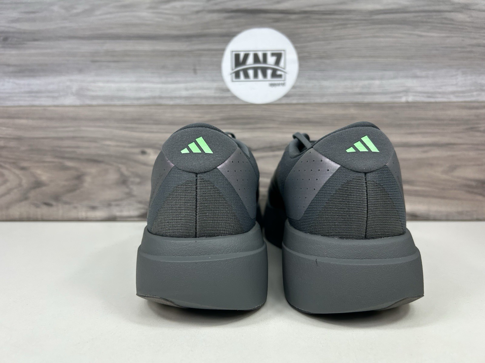 *Adidas ADIZERO EVO SL Grey Five Black Lime (KJ1364) Authentic Men’s Running