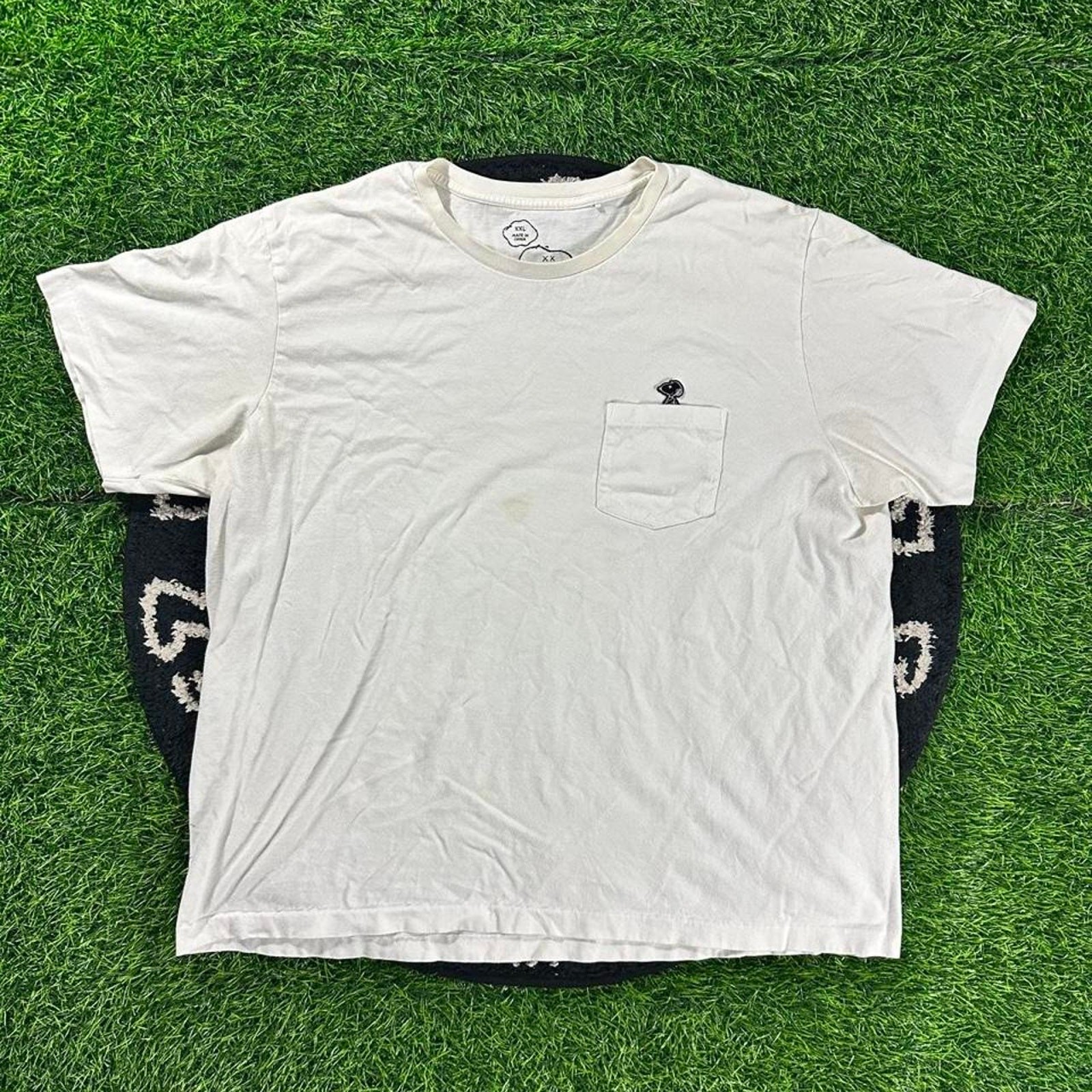 White Uniqlo KAWS x Peanuts Snoopy Baggy T-shirt – XXL