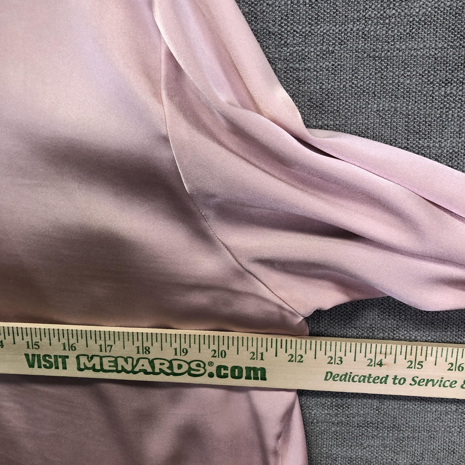 Vintage Pendleton Blouse Womens 16W Pink Satin Dressy Mock Neck Long Sleeve Top
