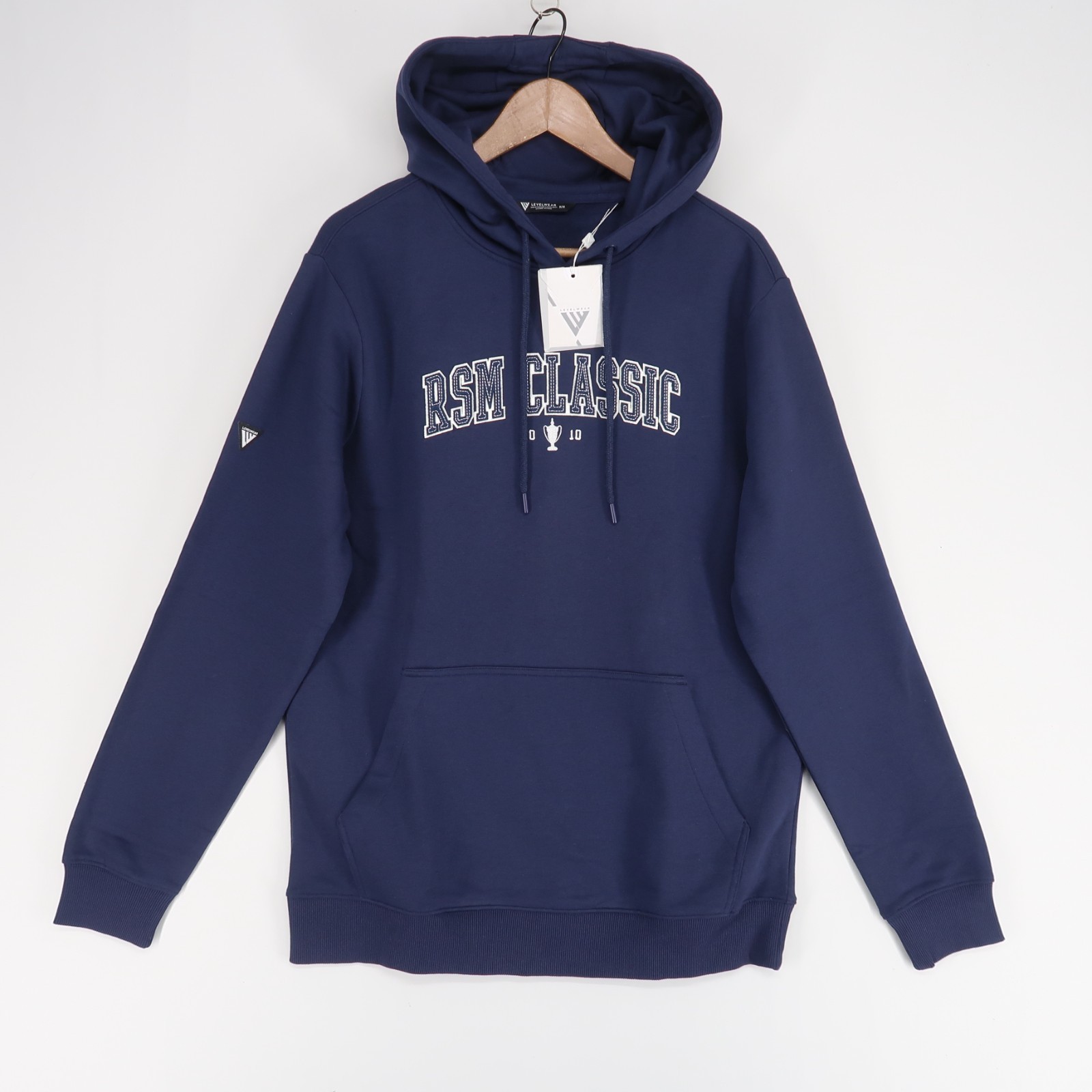 RSM Classic Hoodie Mens M Navy Blue Pullover Fleece Golf Graphic PGA Tour
