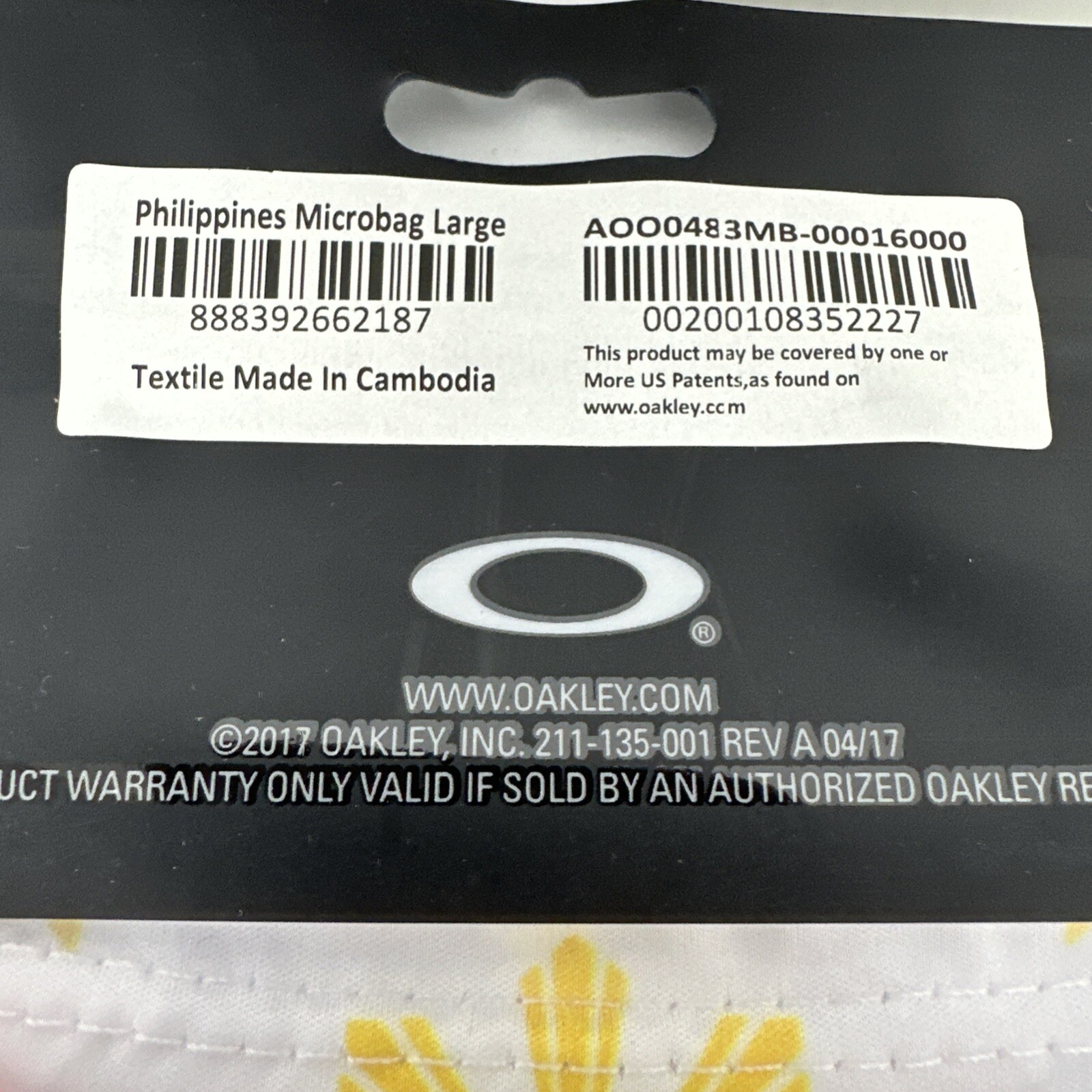 Oakley Microbag Cleaning Storage Pouch Philippines 🇵🇭