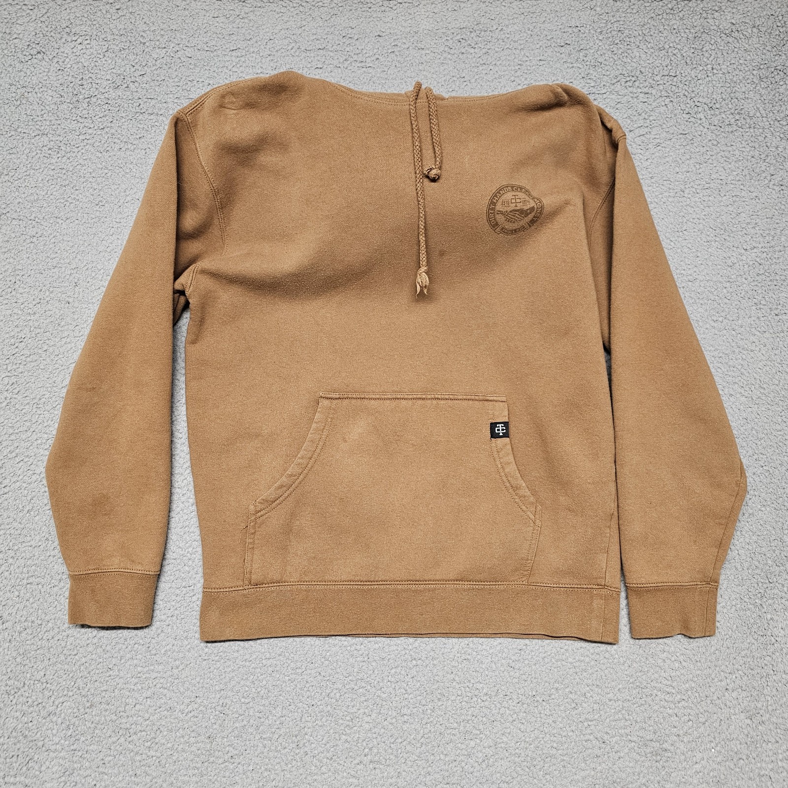 Troll Co Hoodie Mens Medium Pullover Sweatshirt Dirty Hands Clean Money Graphic