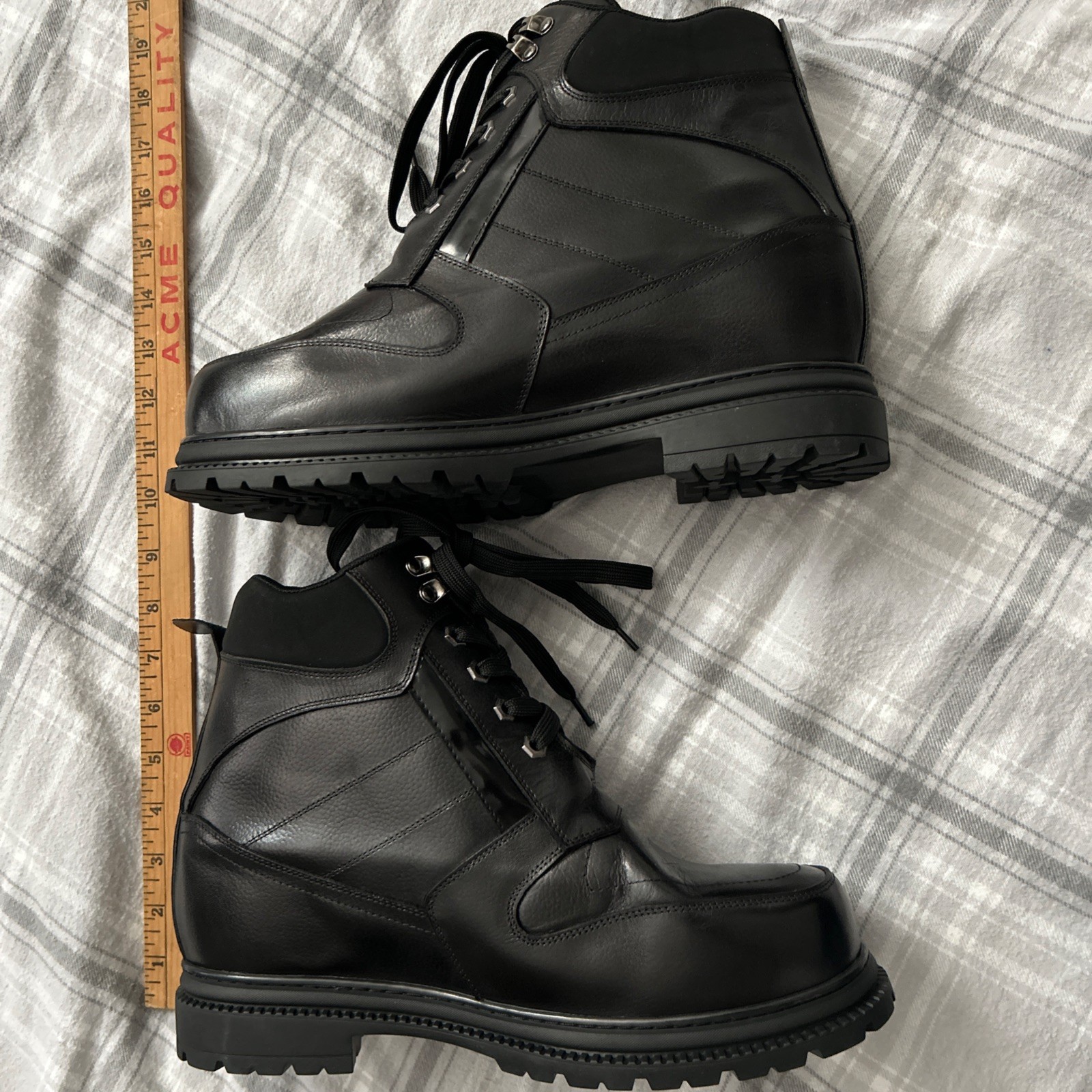 CALDEN K881805 – 5.2 Inches Extra Height Elevator Leather Boots SZ 11