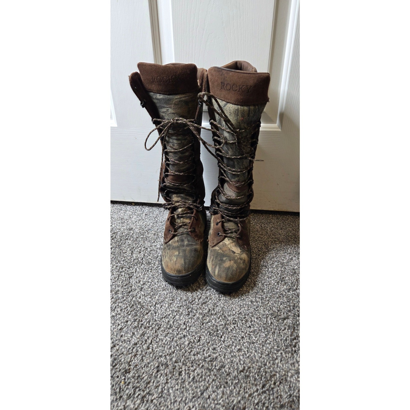 Rocky Camo Womens 8 Snake Boots