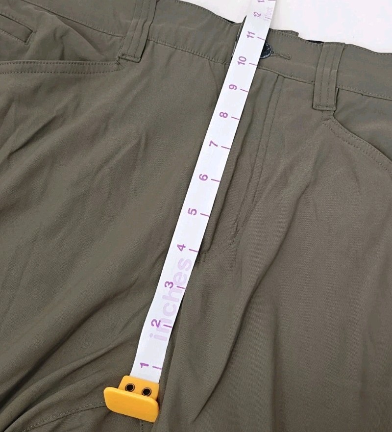 Orvis Trek Pants Mens 34×30 Green Stretch Nylon Water Repellent Hiking 1525905