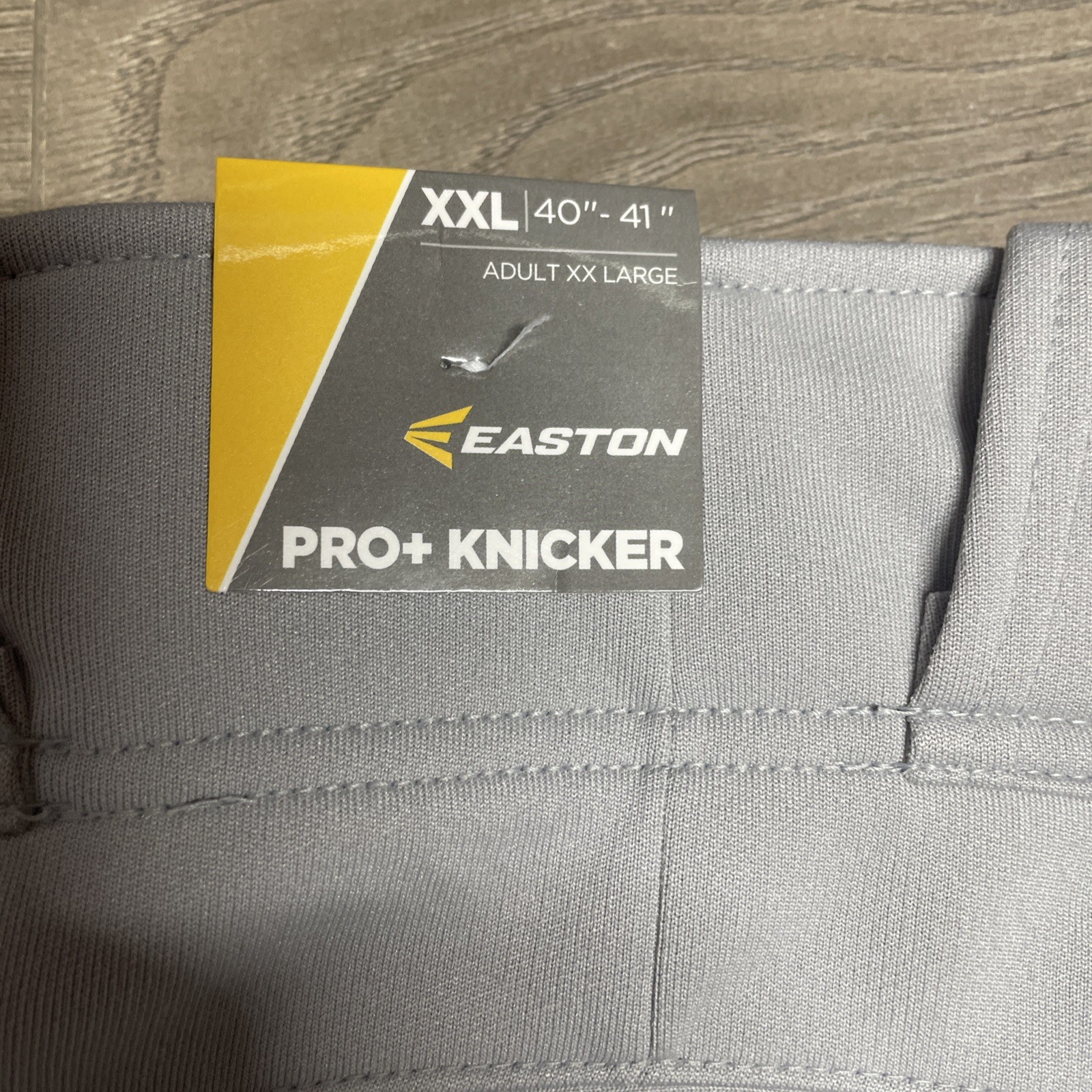 Easton Mens XXL 40-41 Pro Knicker Pants Gray