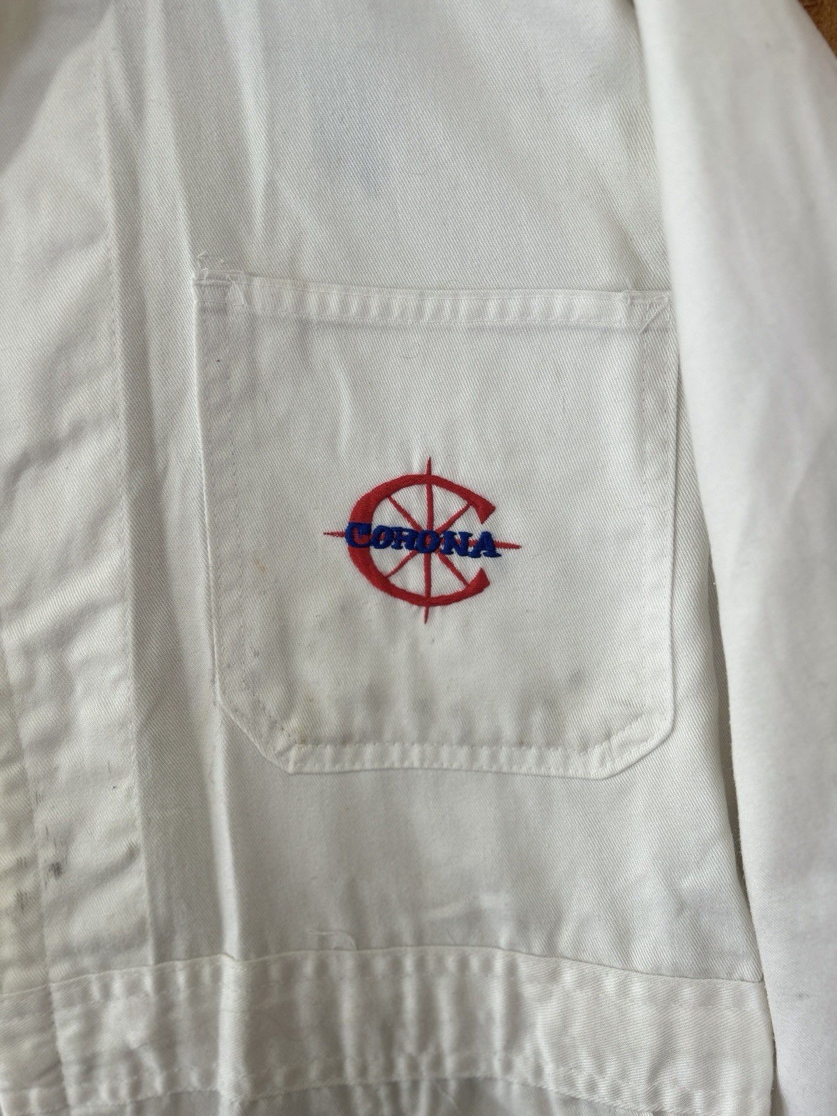 Vintage 1960s Toyopet Toyota Corona Mechanic Jumpsuit Coveralls JDM Used Size M