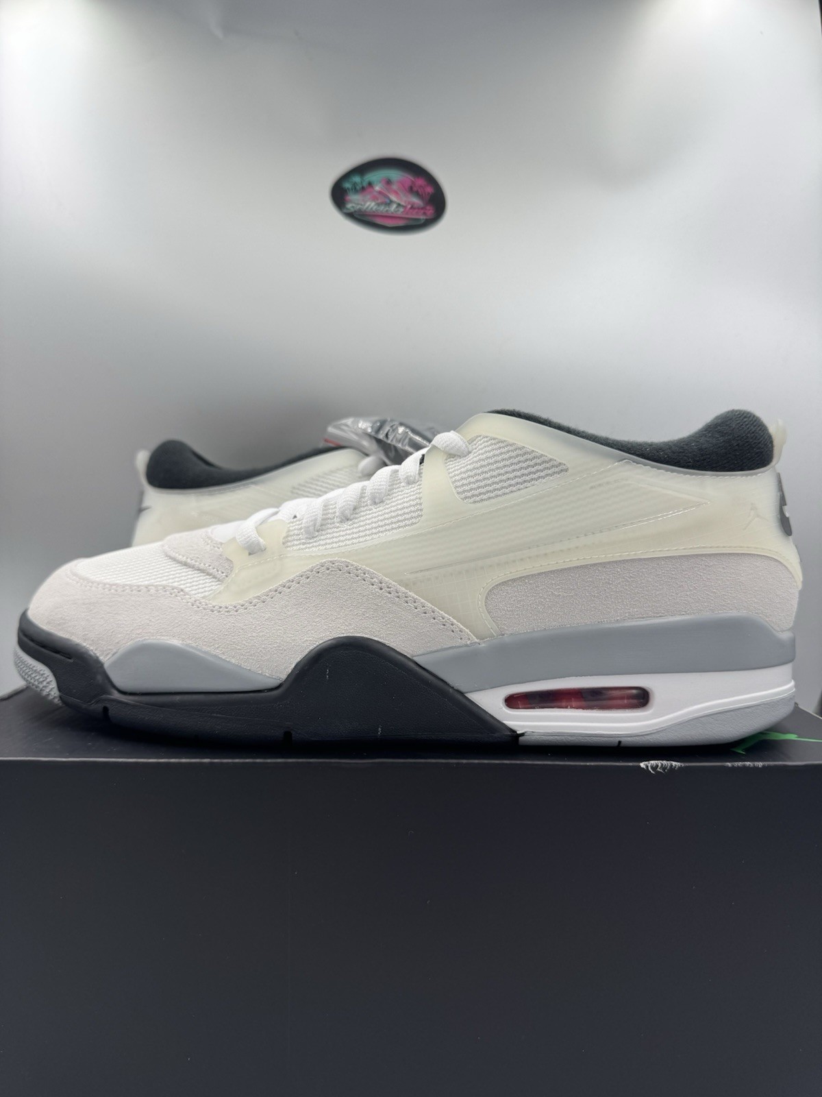 Nike Air Jordan 4 RM White Light Smoke Grey FQ7939-108 Size 13