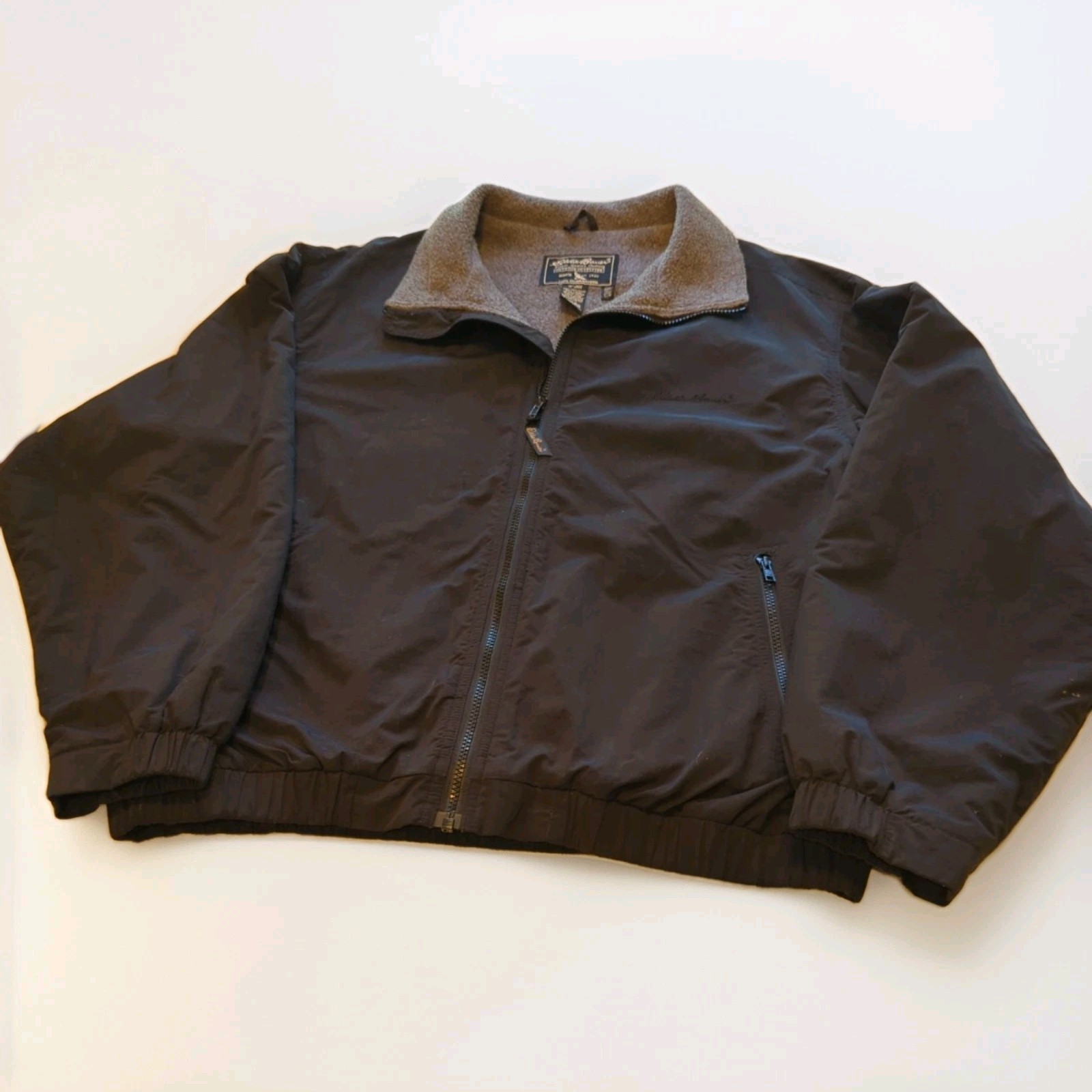 EDDIE BAUER Men’s Large Black 3 Season Jacket “Good Cond.”