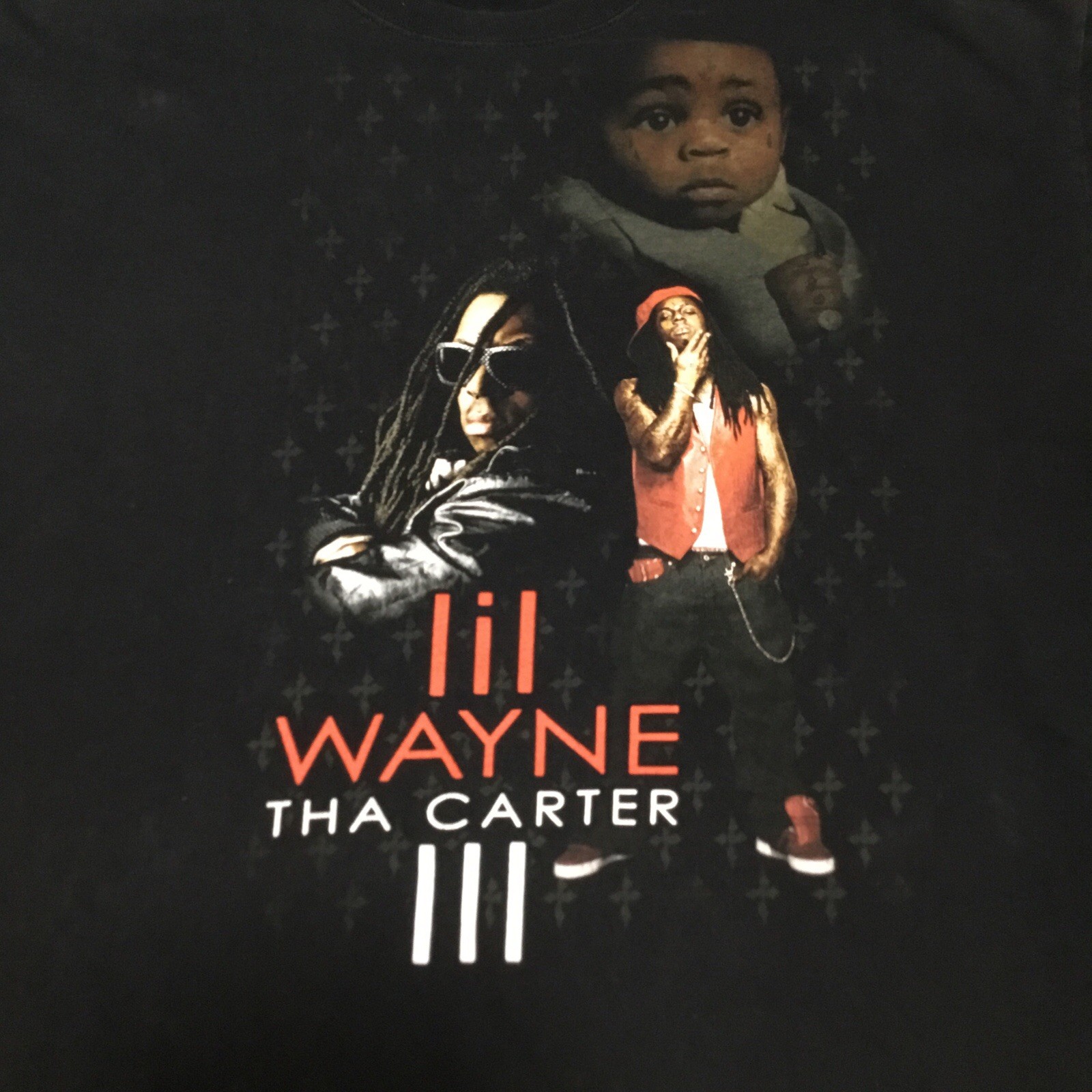 Vintage 2000s Lil Wayne Music Shirt Rare Rap Tee Carter 3 Album Men XL Hip Hop