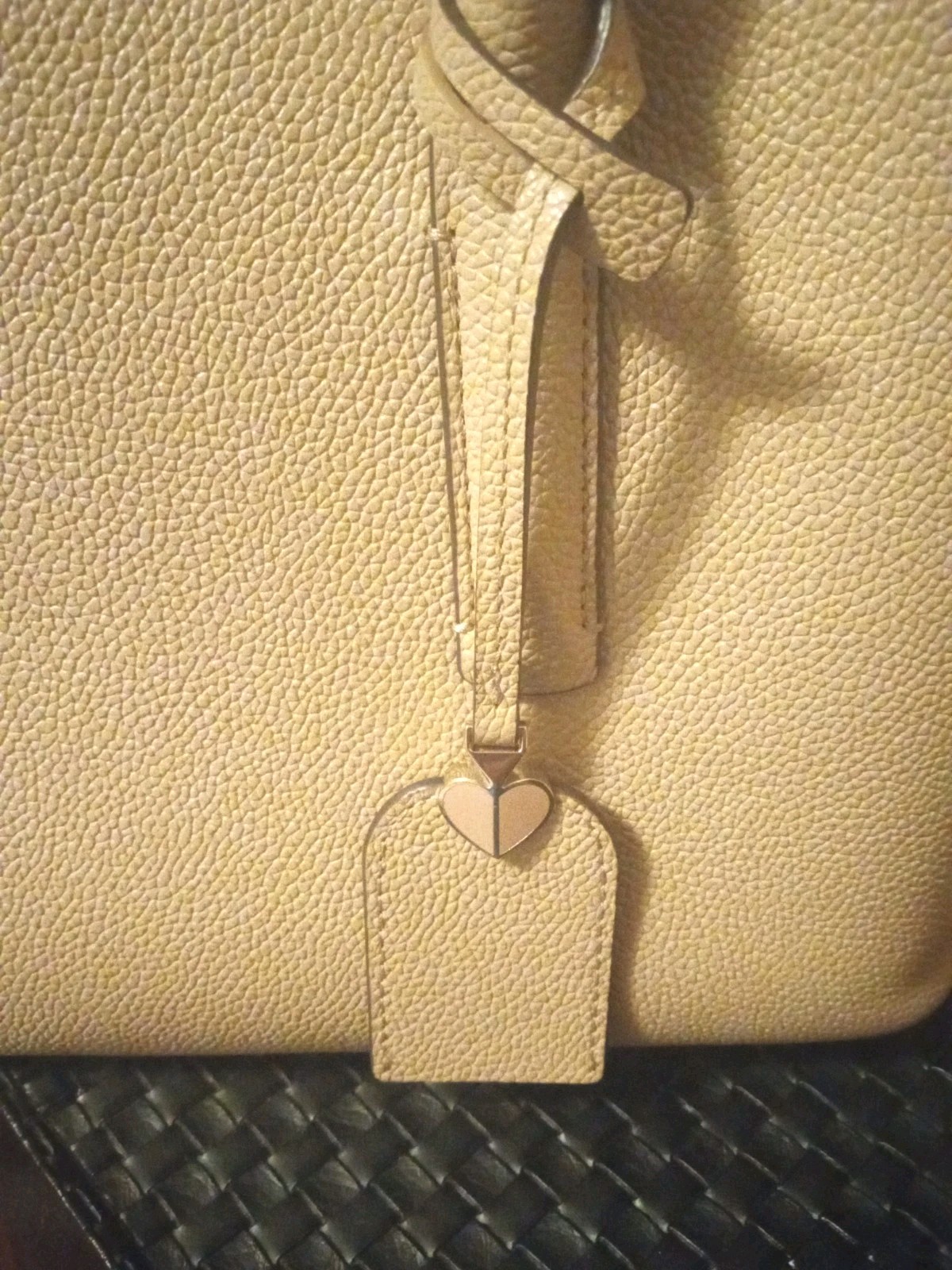 Kate Spade New York “Margaux” mid. Leather Convertible Satchel Light Fawn Color