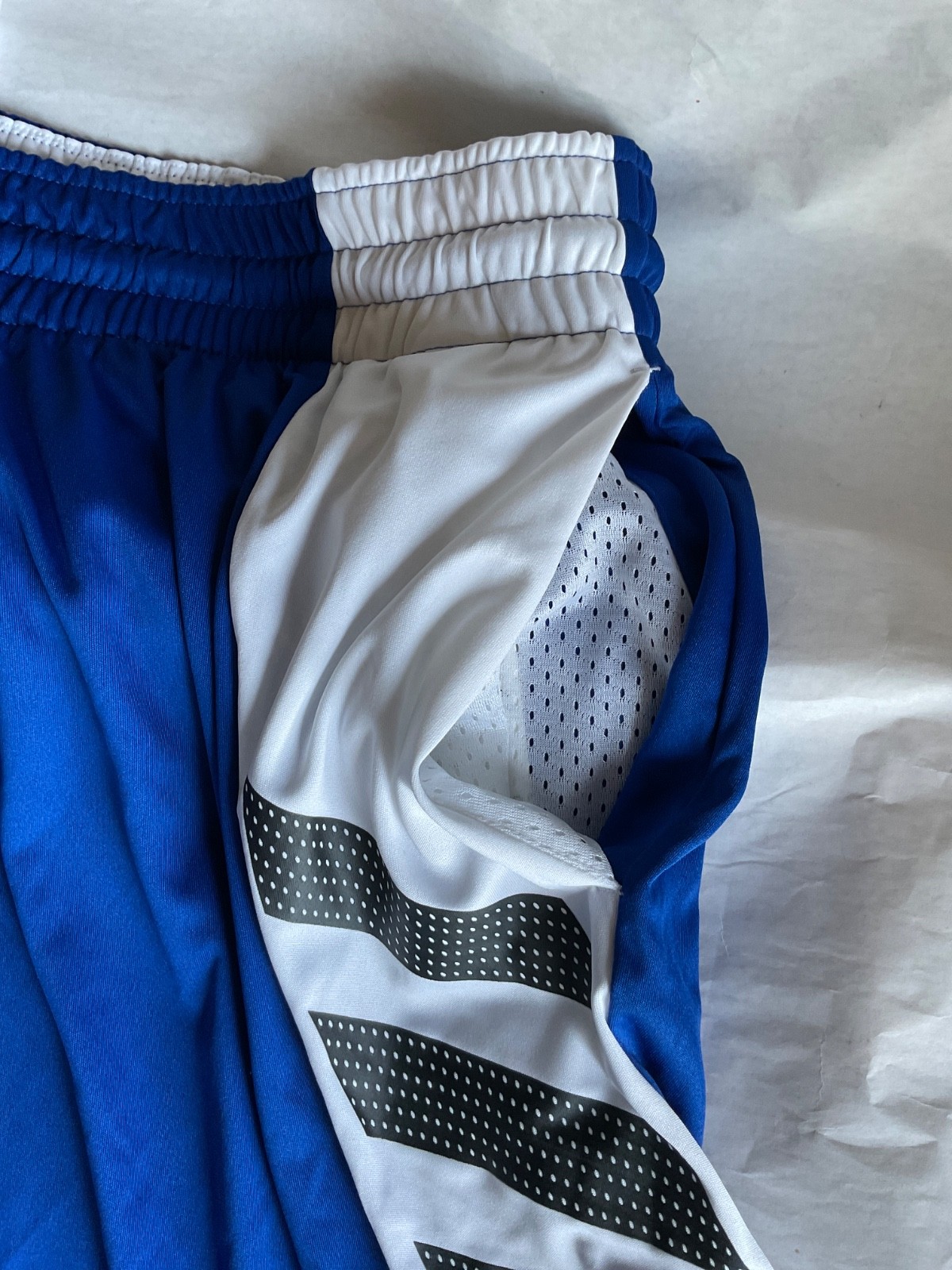 Adidas Pro Madness Short Polyester Royal Blue New Men 4XL 9 In Inseam Basketball