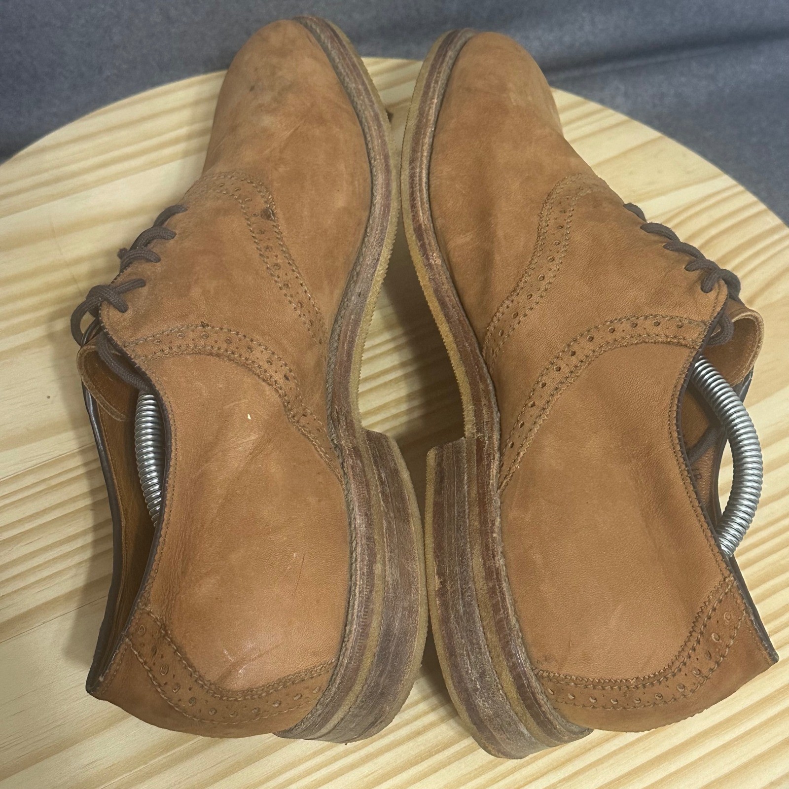 Florsheim Imperial Aristocraft Longwing 10D Brown Made in USA Leather