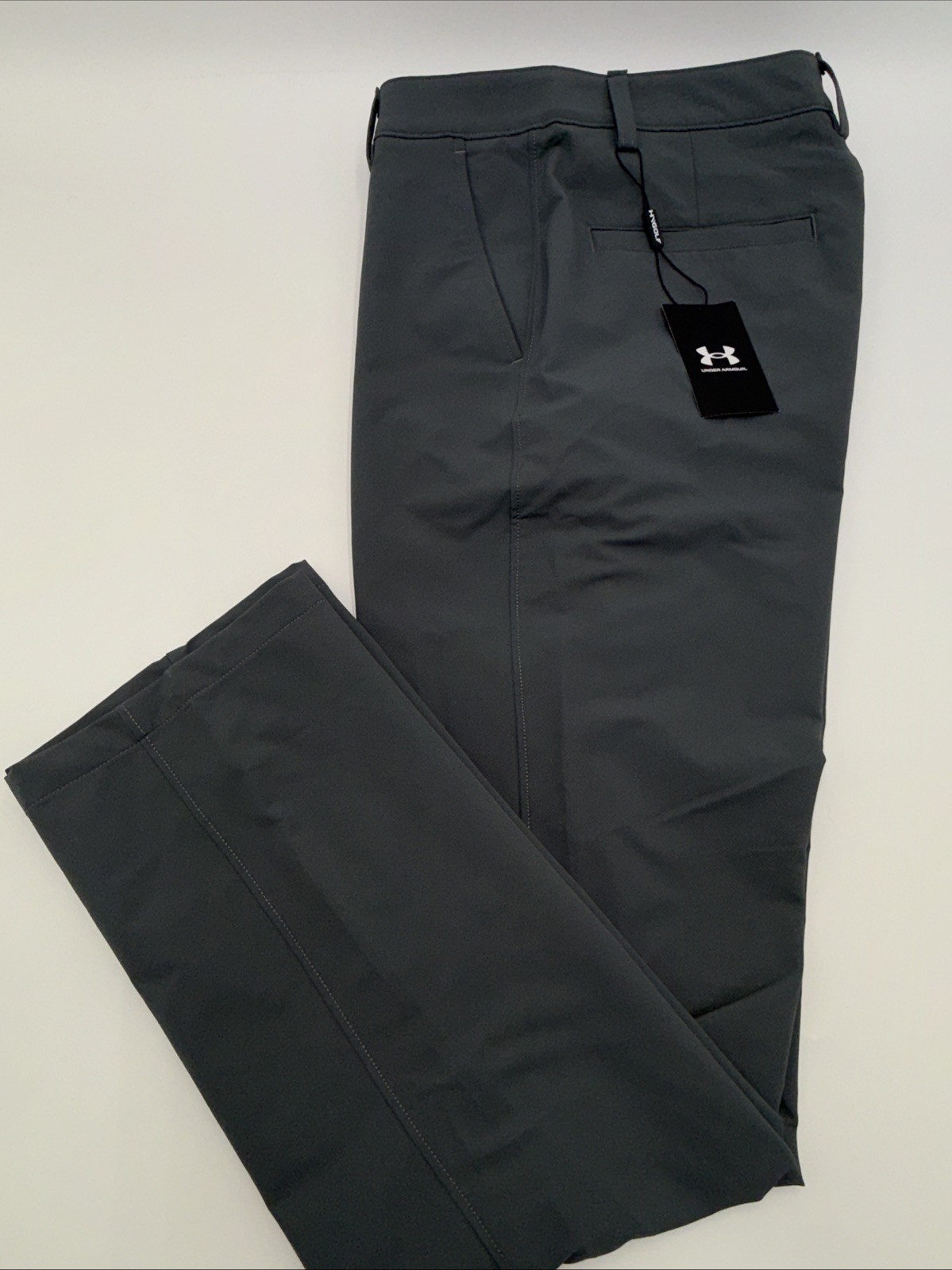 $70 Under Armor Men’s Matchplay Wicking Golf Pants- Pitch Gray- 32W 32L – New