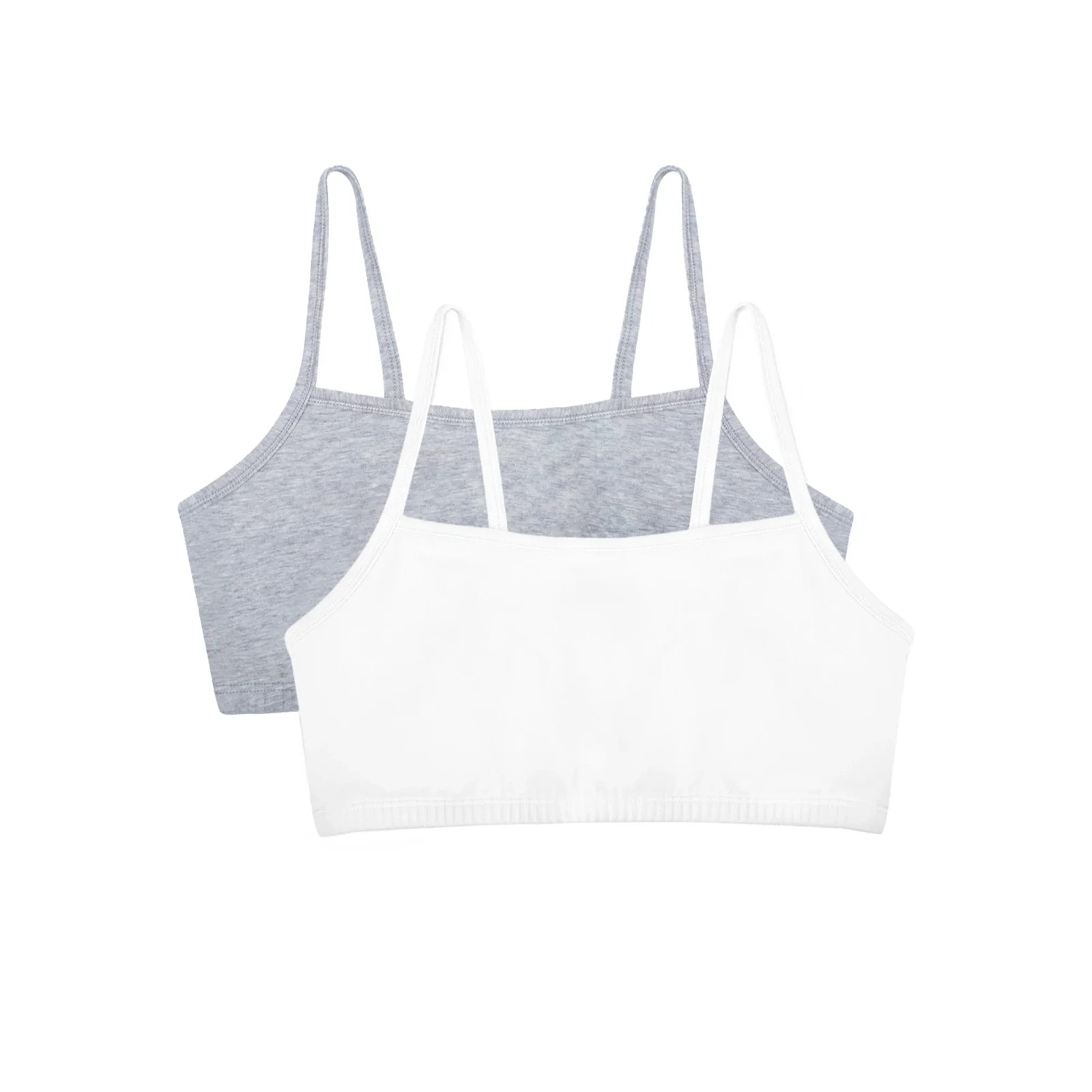 6 pc Fruit of the Loom Stretch Cami Strap Comfort Sport bra XS S M L XL 2X 3X 4X
