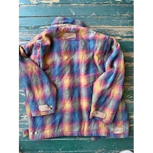 Free Country Quilted Lined Flannel Jacket Multicolor Plaid Full Zip Coat Mens
