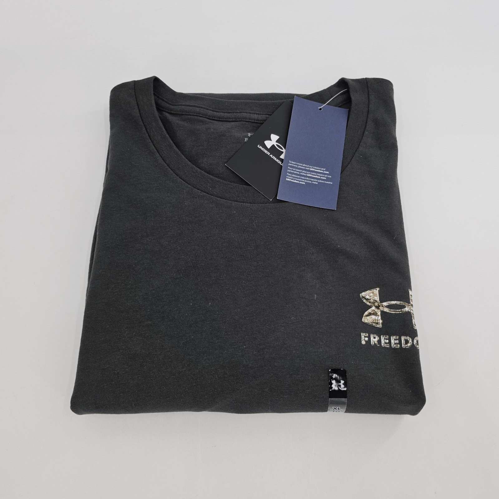 Under Armour UA Freedom Vintage Eagle Tee Mens X-LARGE XL T-Shirt Green NEW