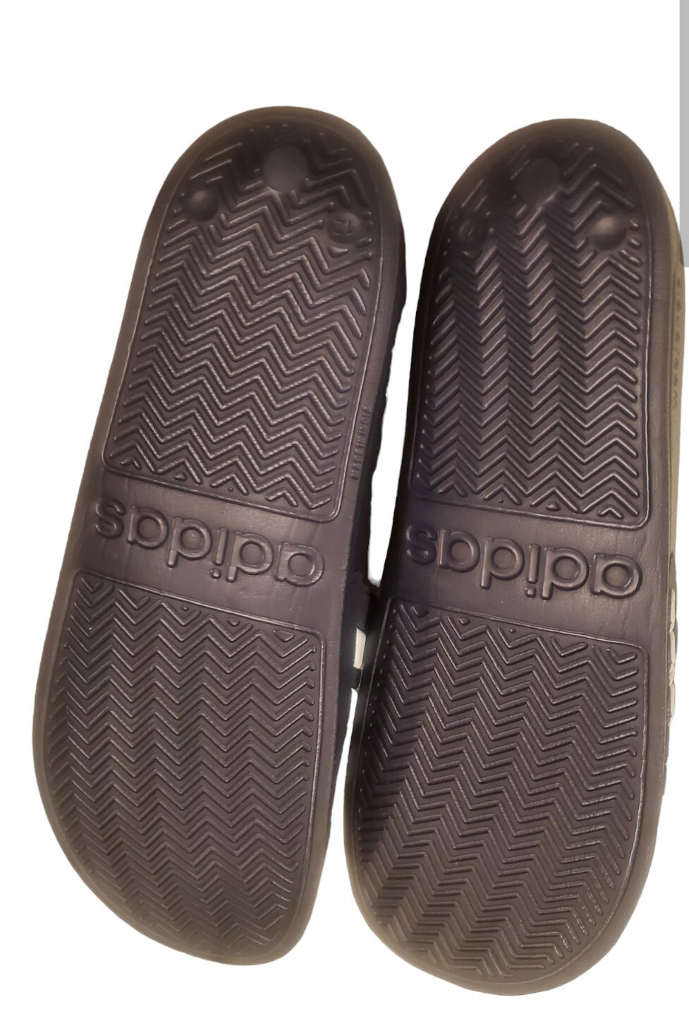 Adidas Unisex Adilette Shower Slides Sandal, Blu/White, 12 Men US GZ5920