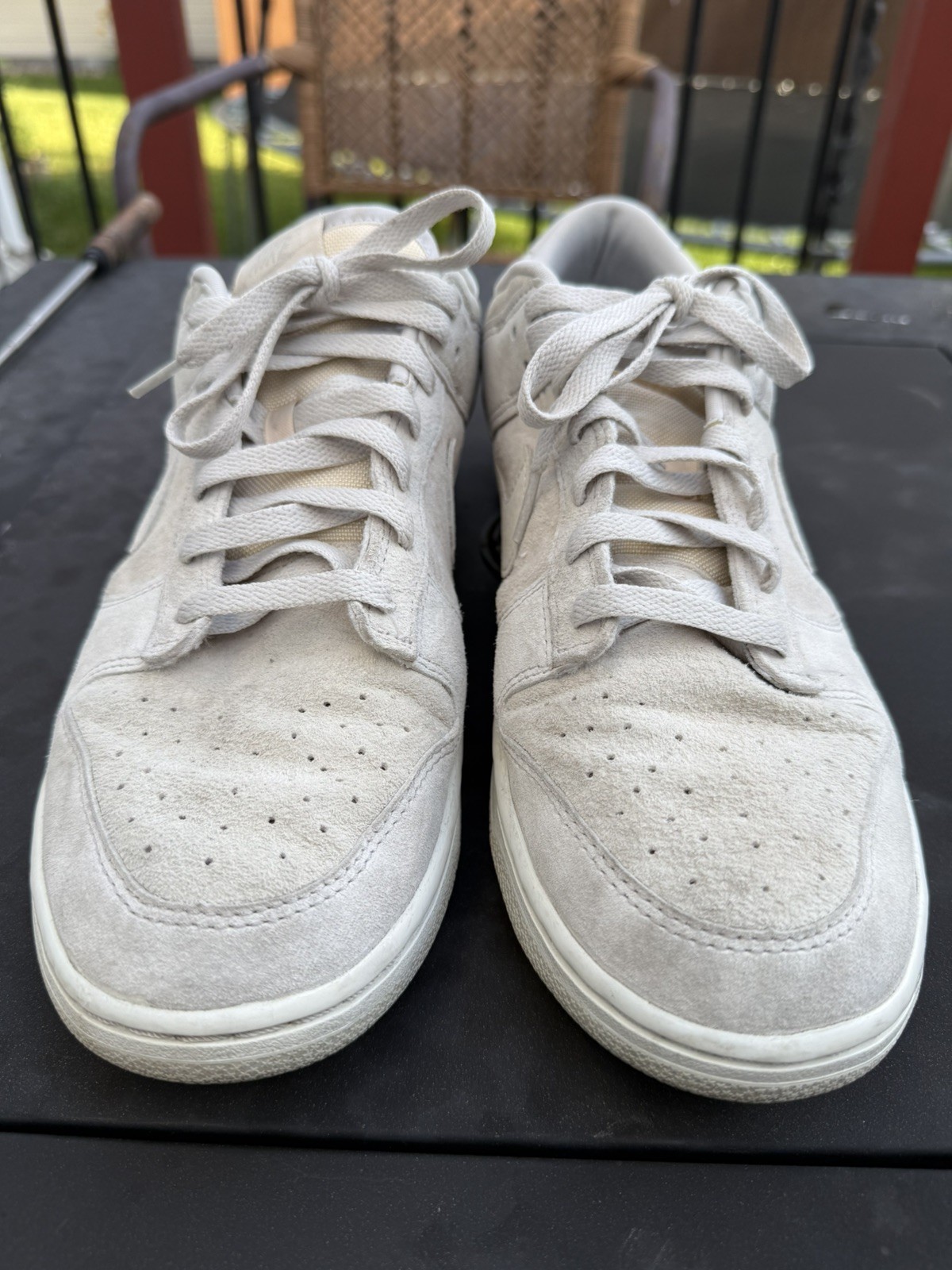 Nike Dunk Low Premium Men’s Size 12 Vast Grey Suede Shoes Nice
