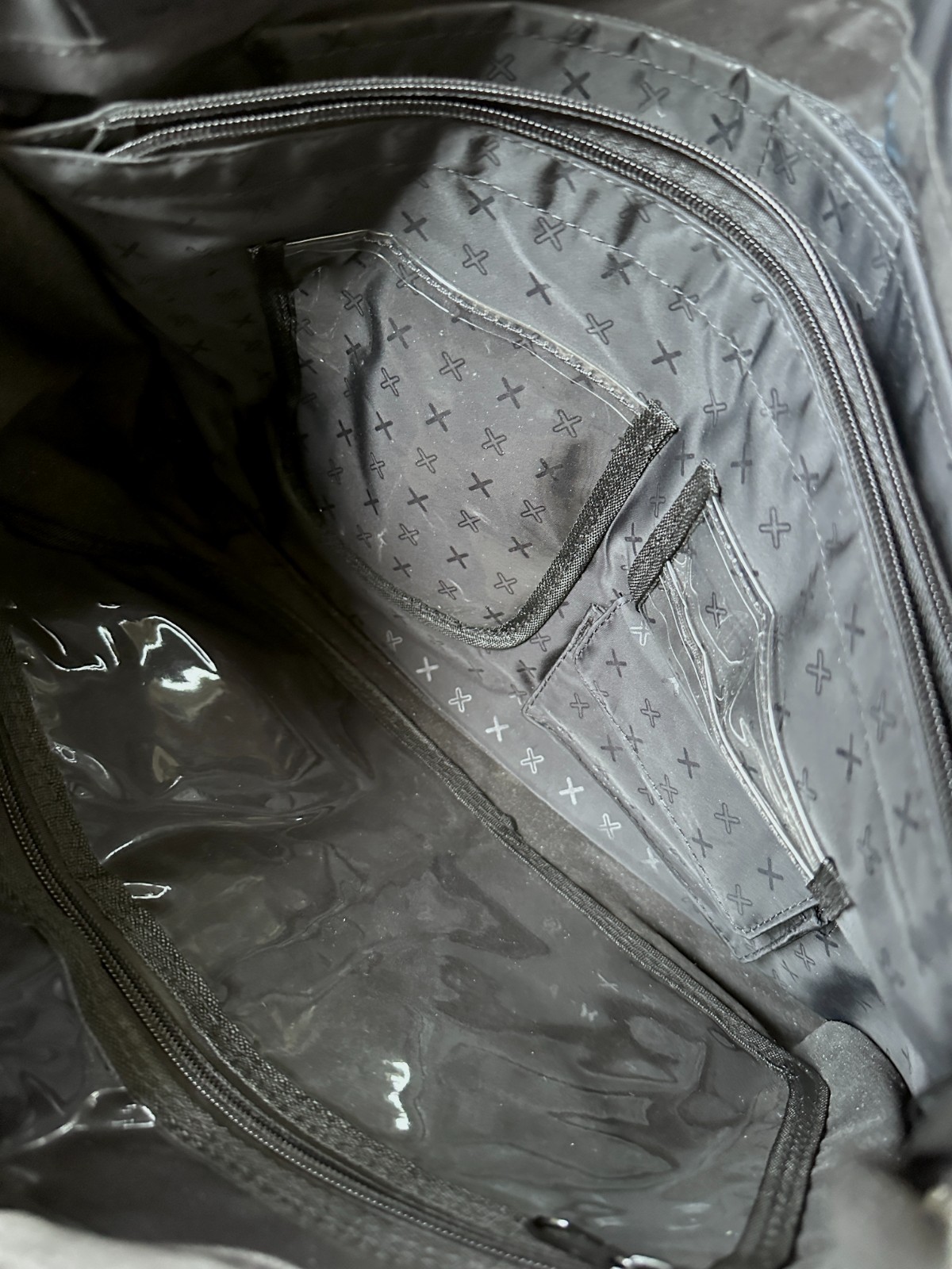 Porter Headporter Plus Pattern Tote Bag – Black Made in Japan Y2K