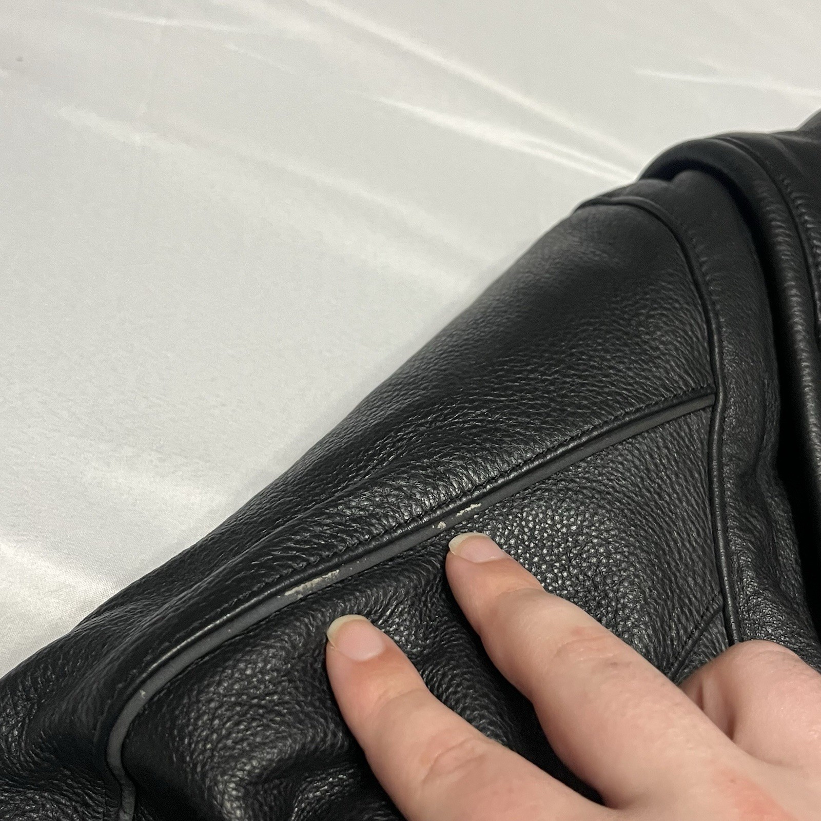 Harley Davidson FXRG Series Black Leather Motorcycle Jacket & Liner Women’s M