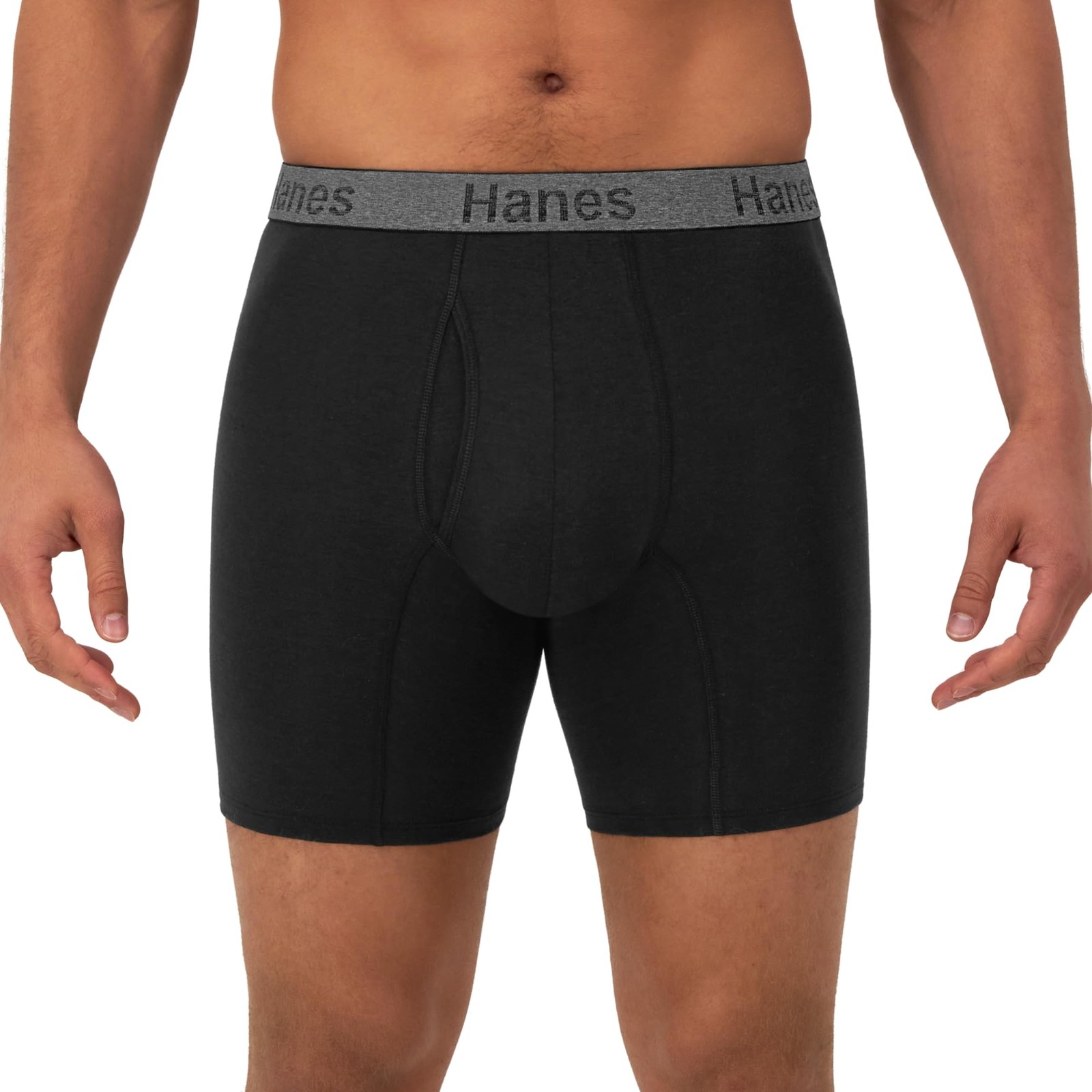 Hanes Mens 3-pack Comfort Flex Fit Ultra Soft Stretch XX-Large, Blue/Black
