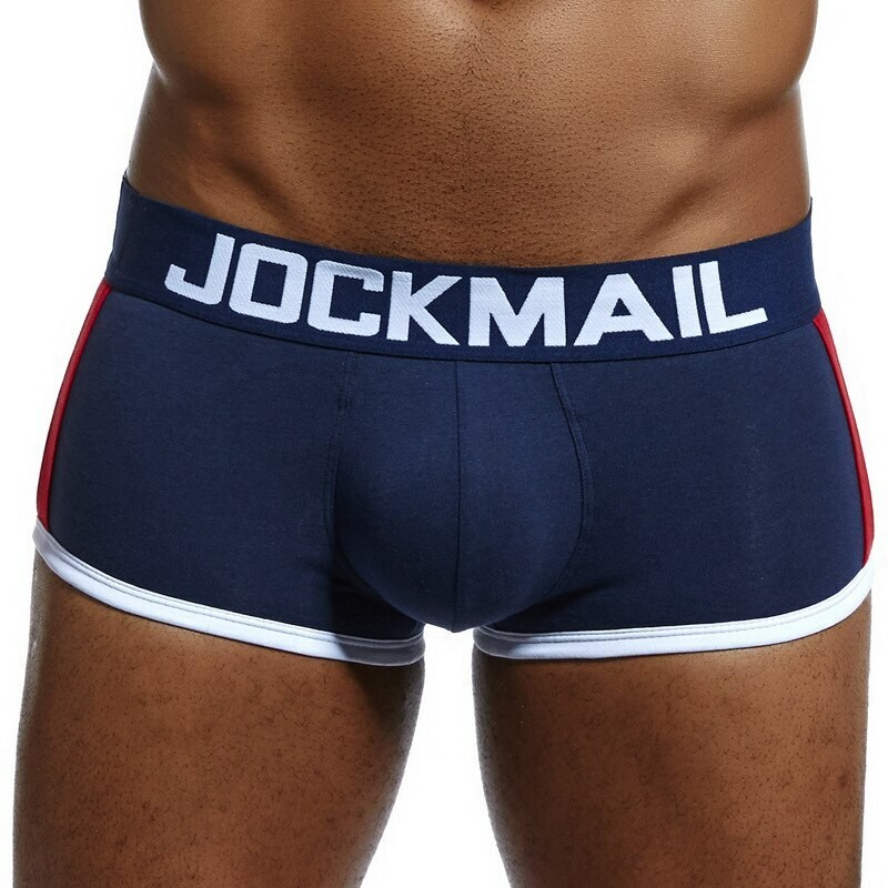 Men’s Sexy Crotchles Underwear Comfort Boxer Briefs Padded Push-up Cup Trunks