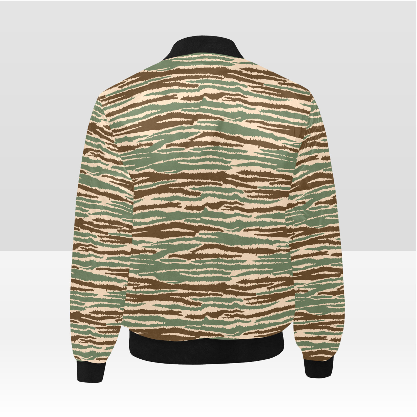 Sri Lanka LTTE Tamil Tigers Cactus Camouflage Men’s Quilted Bomber Jacket
