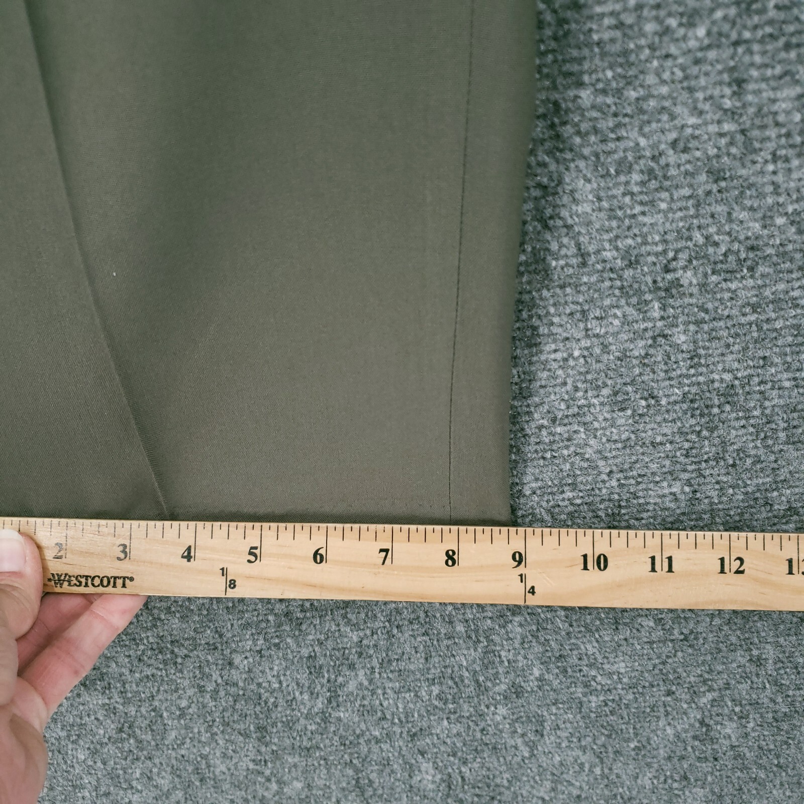 VINTAGE Levis Dress Pants 34×30 Green Travelers Trevira Pleated Straight Trouser