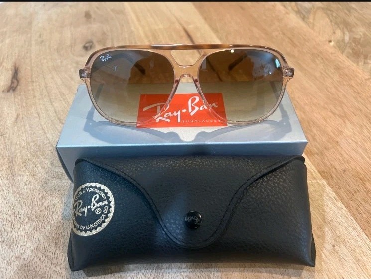MEN’S Ray-Ban BILL RB2198 60mm Pilot Sunglasses Havana Brown Gradient Lens