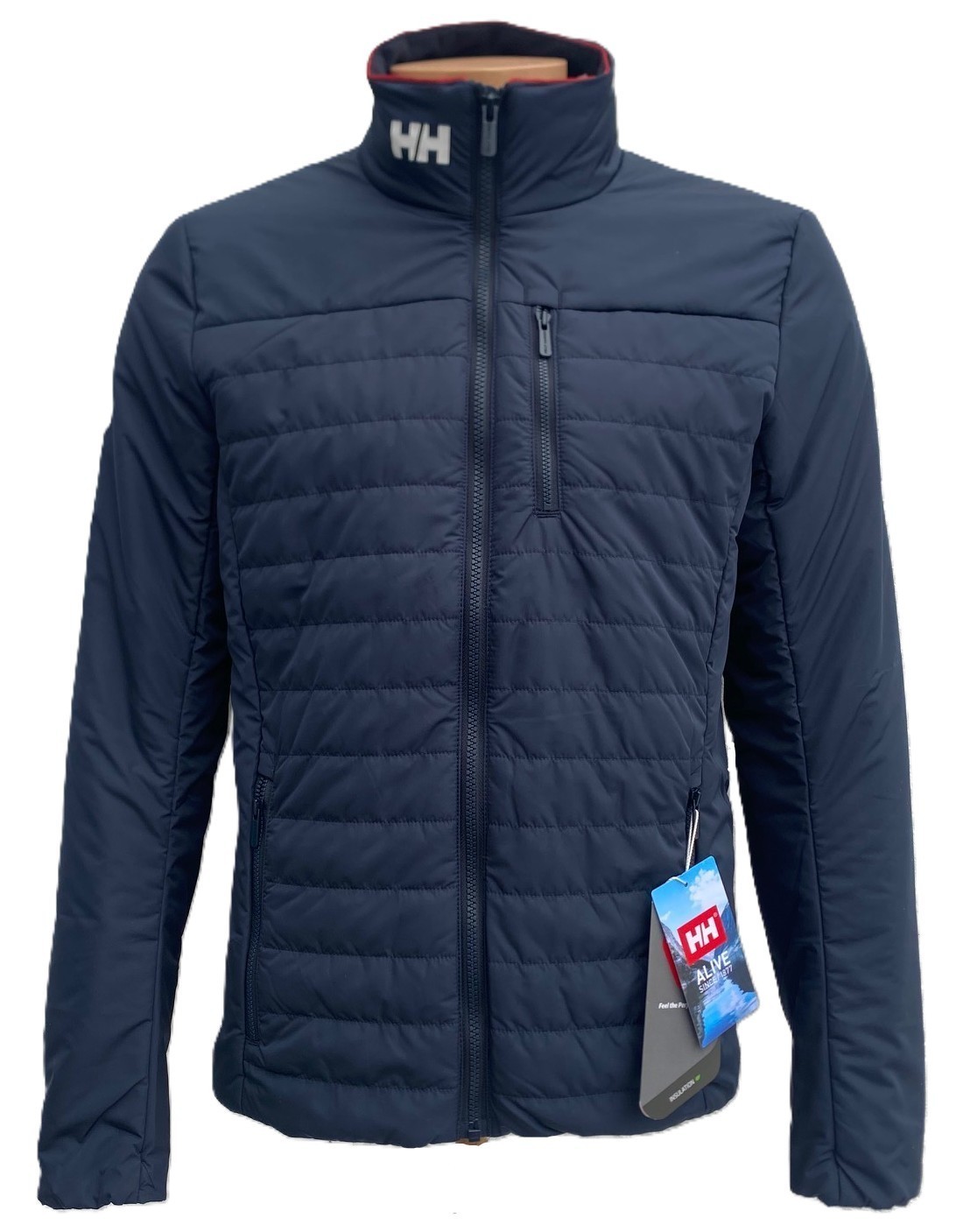 Men’s Helly Hansen Crew Insulated Jacket NAVY $190, Size: S