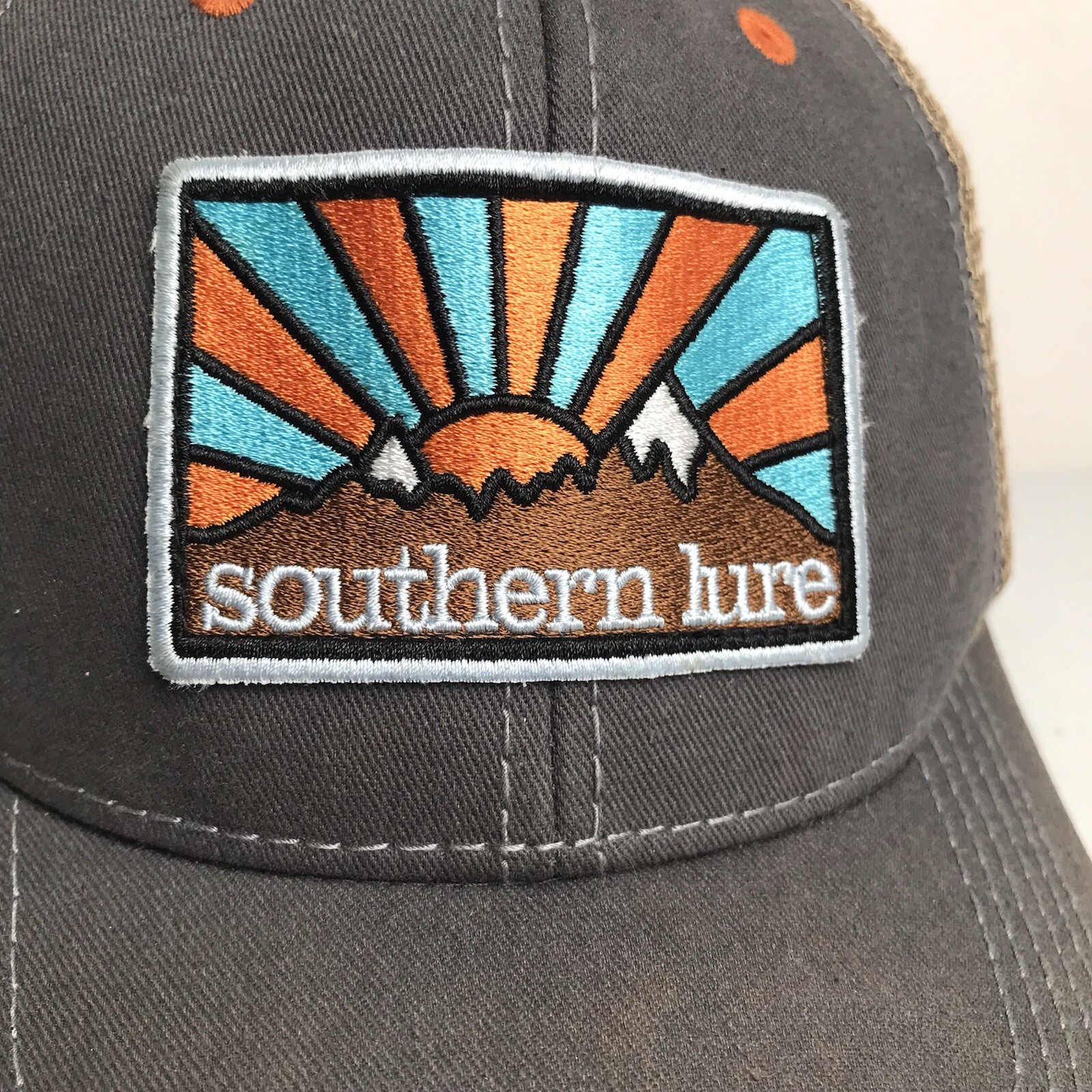 Southern Lure Sunshine & Mountain Patch Trucker Hat Mesh Hat Unisex Adult