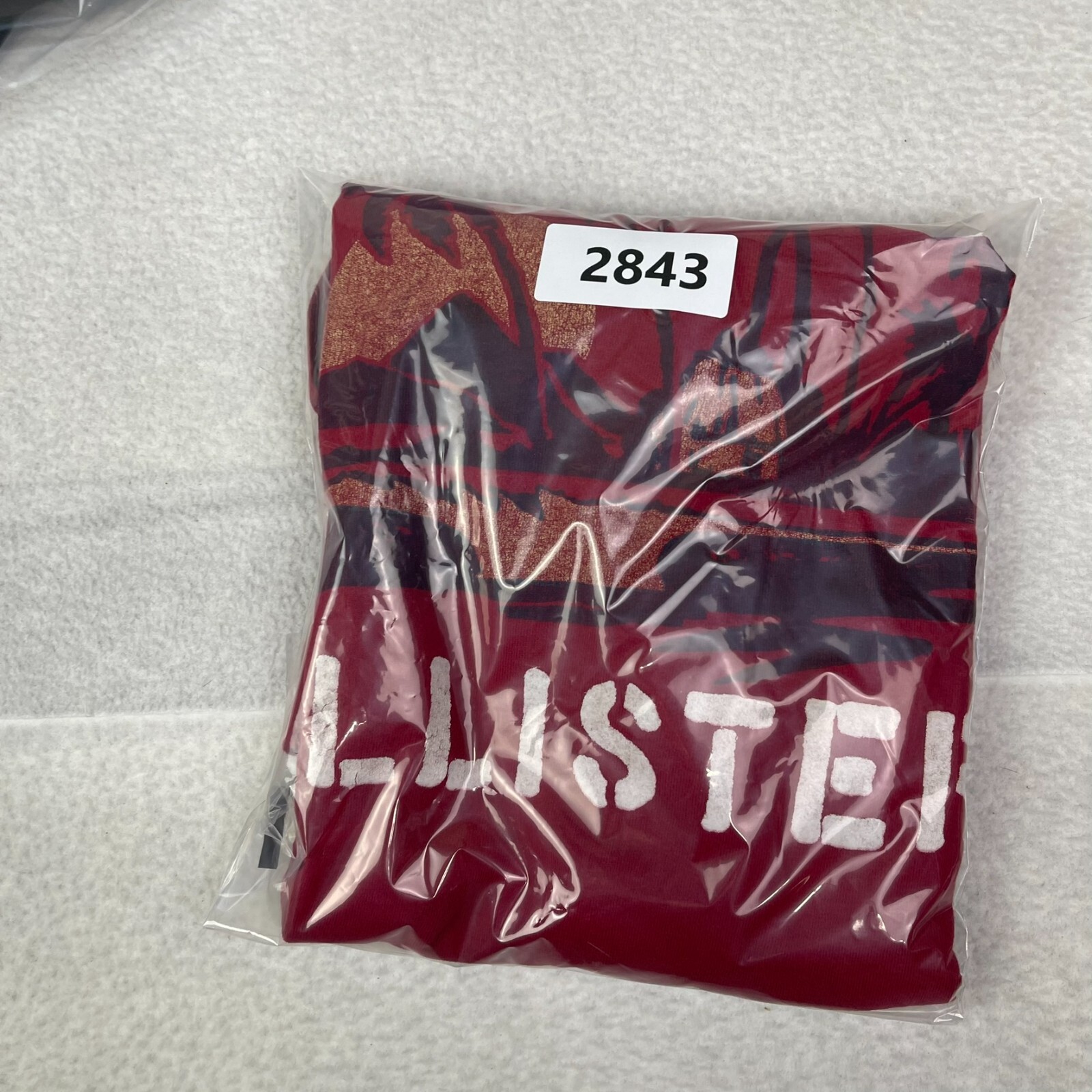 Hollister Surf T Shirt Men’s Medium Short Sleeve Crewneck Red