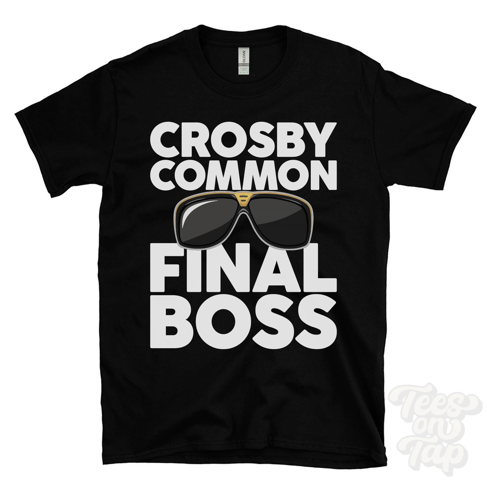 CROSBY COMMON FINAL BOSS T-SHIRT funny xmas gift herefordshire clehonger