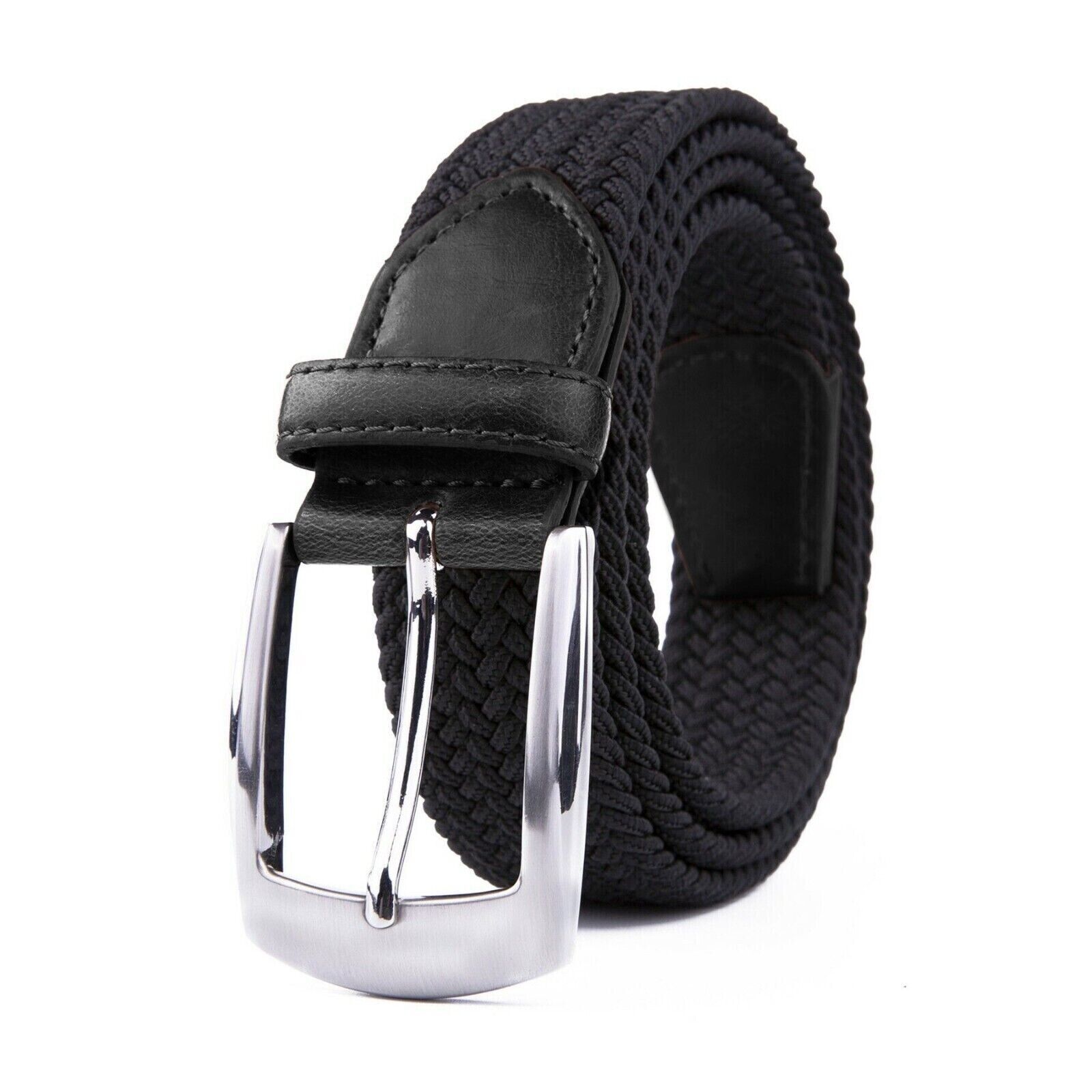 Elastic Fabric Braided Belt,Enduring Stretch Woven Belt for Unisex Men/Women/Jun