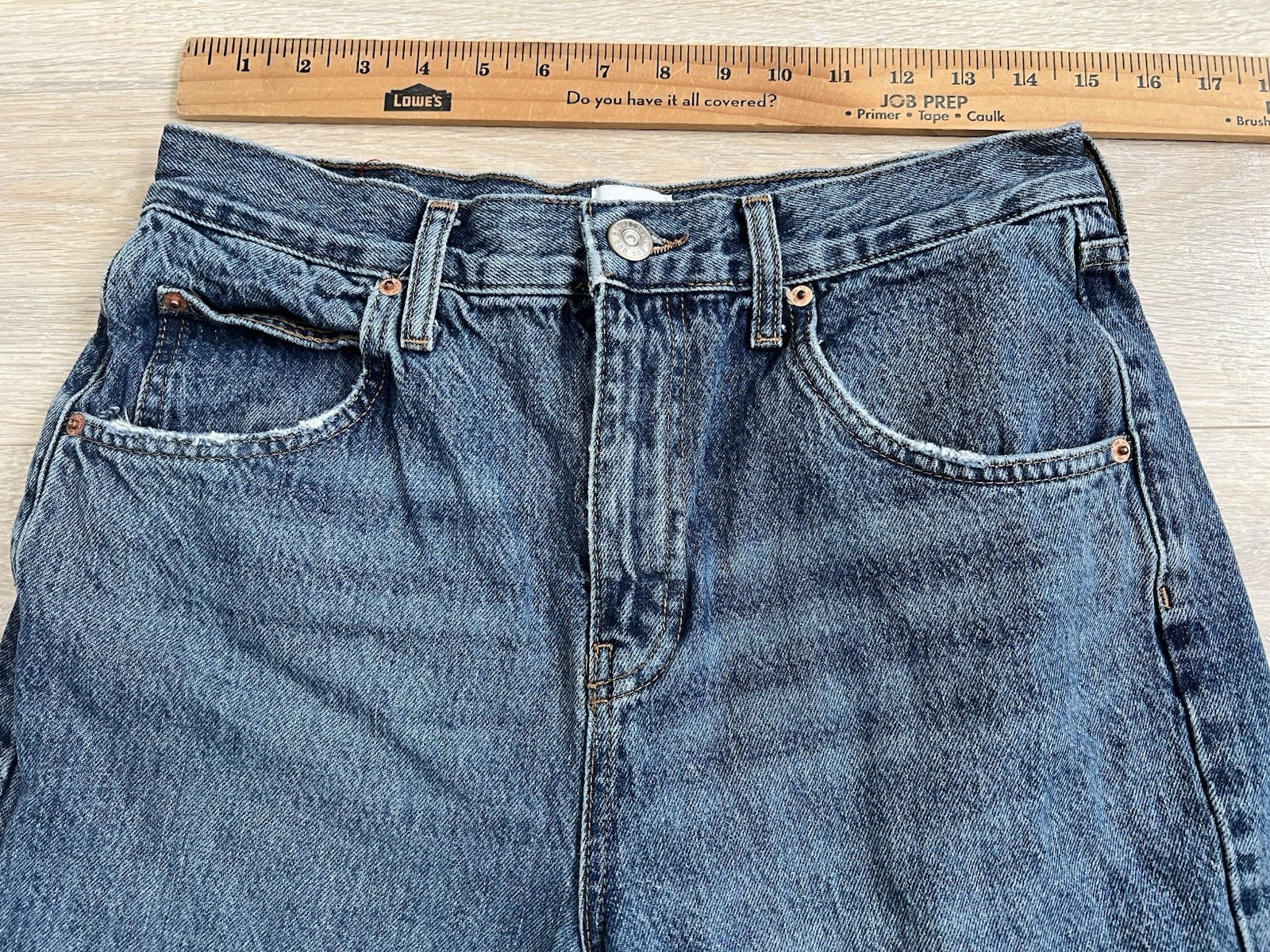 Womens BDG Sustain High Rise Baggy Denim Jeans Boho Hippie (W29 X L32) Boyfriend
