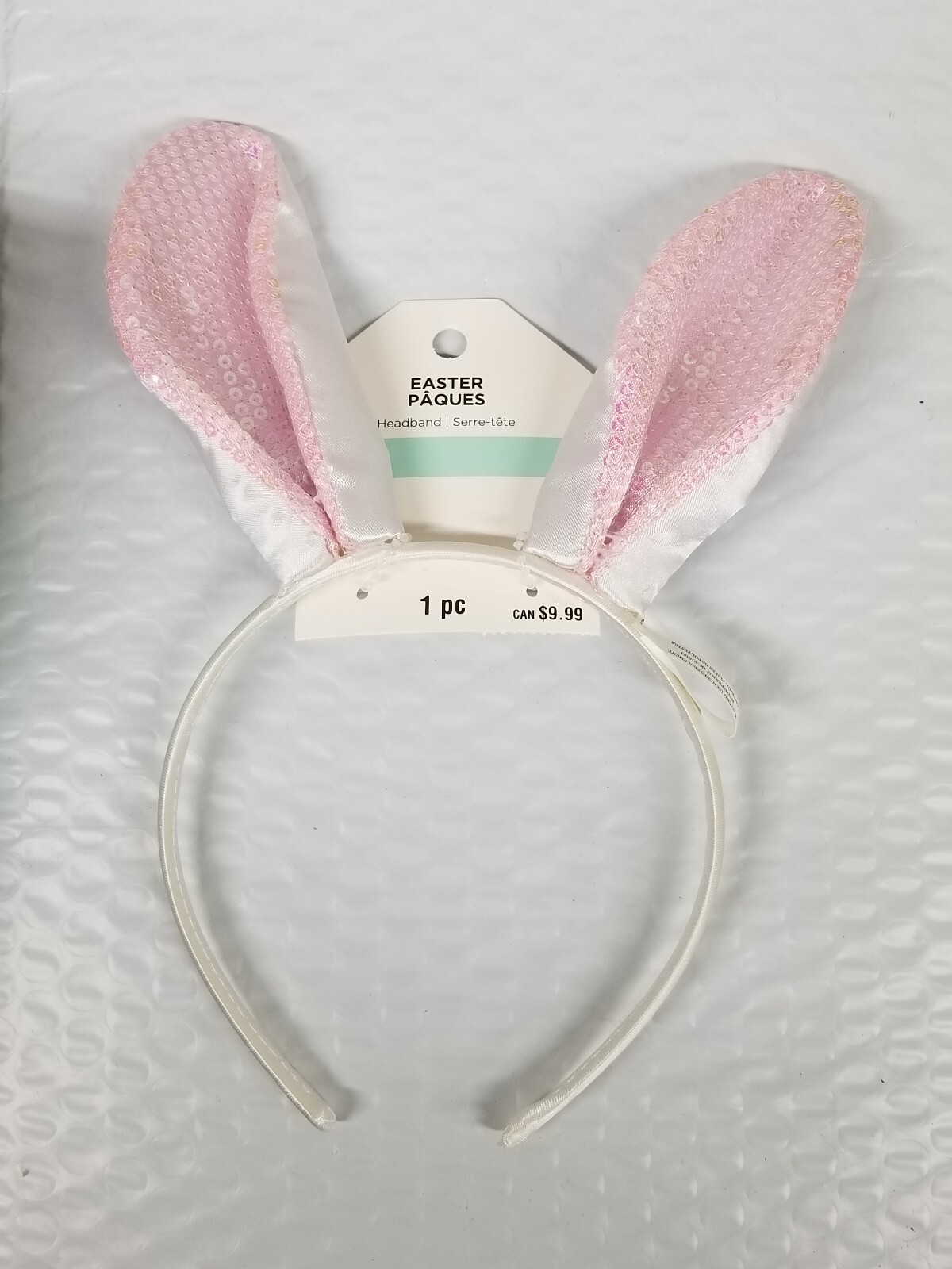 Easter Bunny Ears Headband 1 Pair NIB One Size