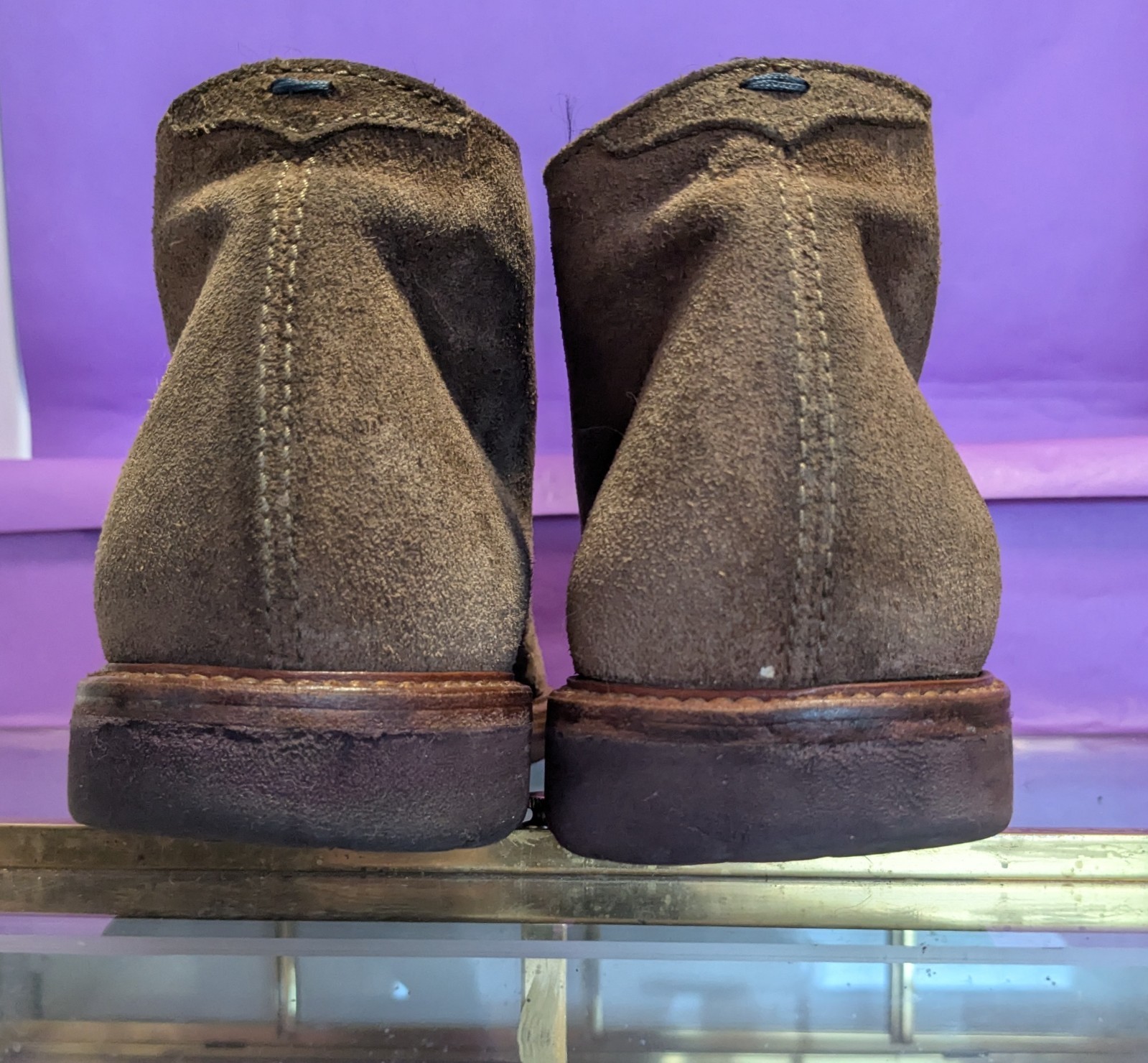 Brunello Cucinelli Brown Suede Desert Boots Men’s 45 Made in Italy Vibram