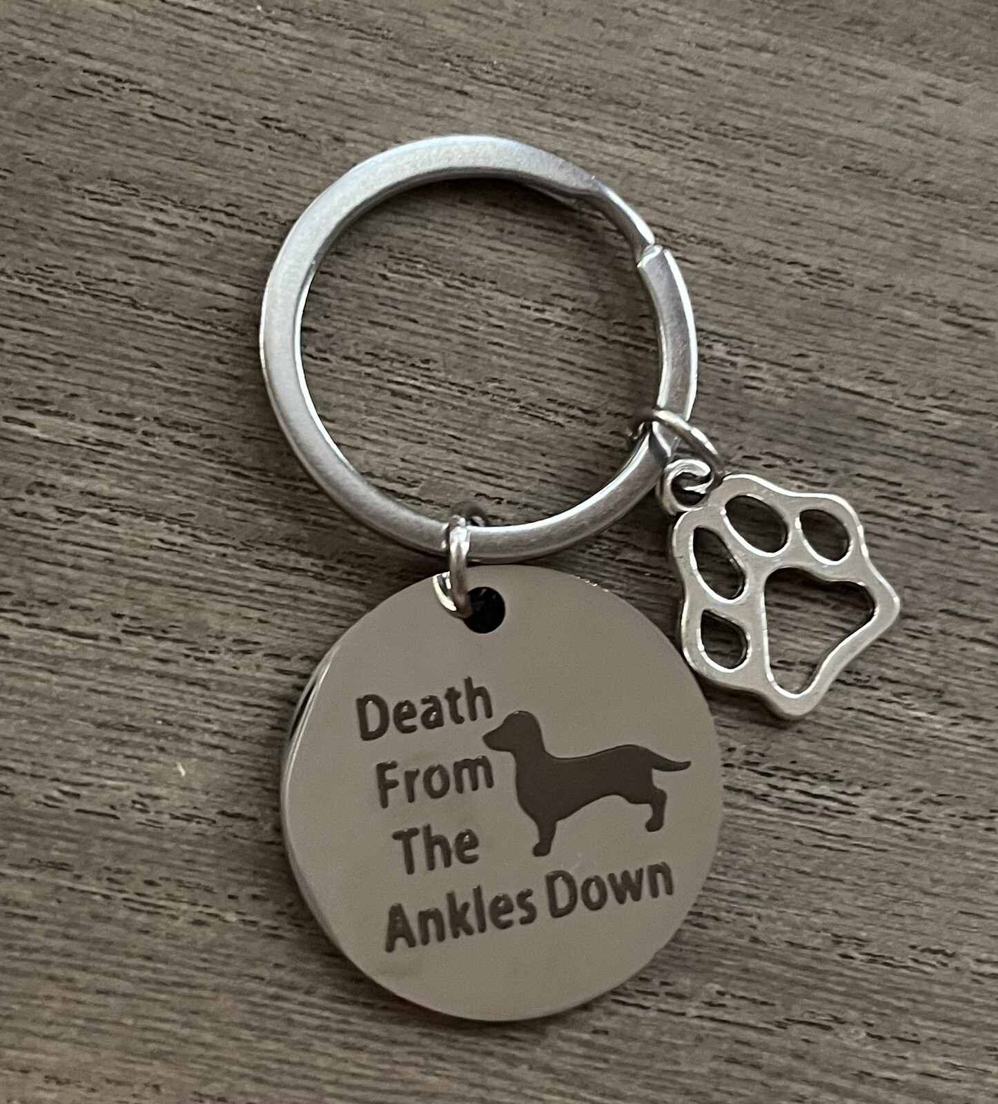 Dachshund Key Fob/Bag Charm Engraved! Several design options