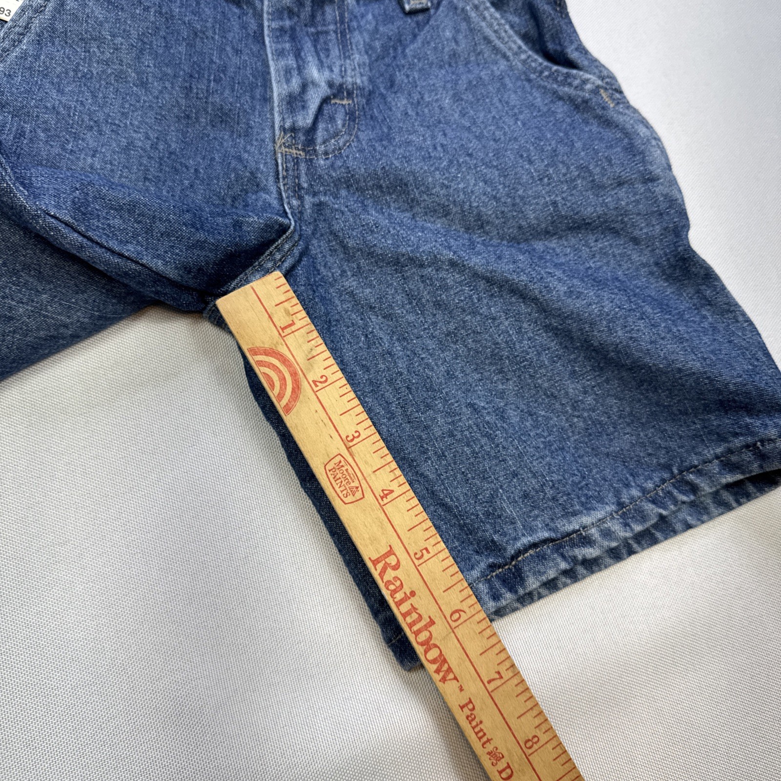 Wrangler Jeans Co Shorts Boy Size 4 Regular Wide Leg Classic Carpenter #0220