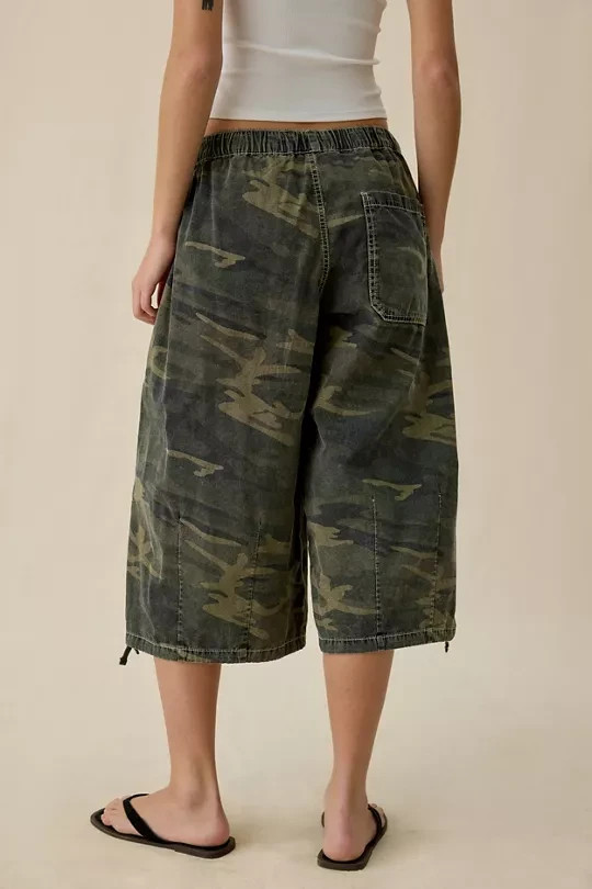 BDG- BDG Bobbi Cropped Baggy Pull-On Pants