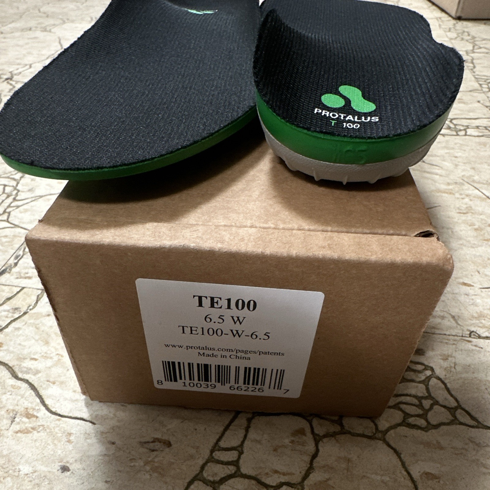 Protalus T100 Fabric Shoe Insoles Inserts, Model T 100, MPN TE100 Women 6.5