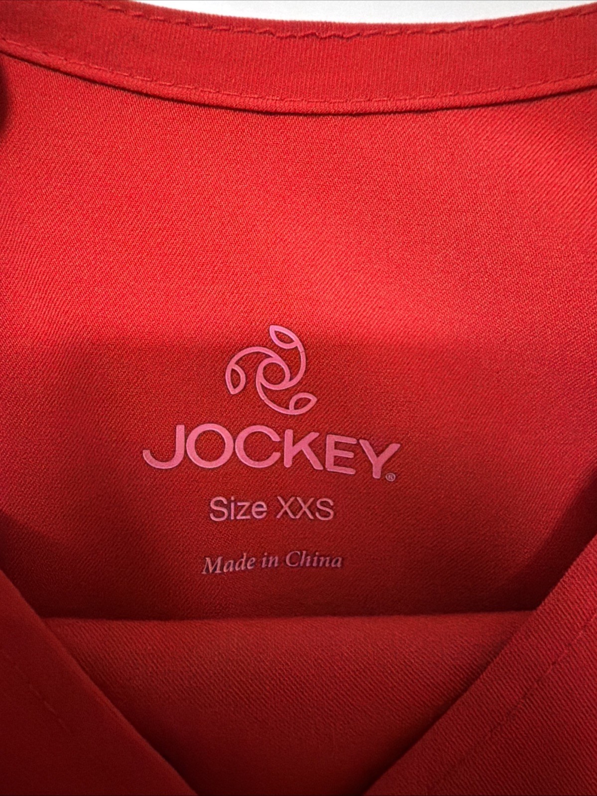 Jockey Women’s Solid Red Scrub Set Top & Pants Medical Size XXS V Neck