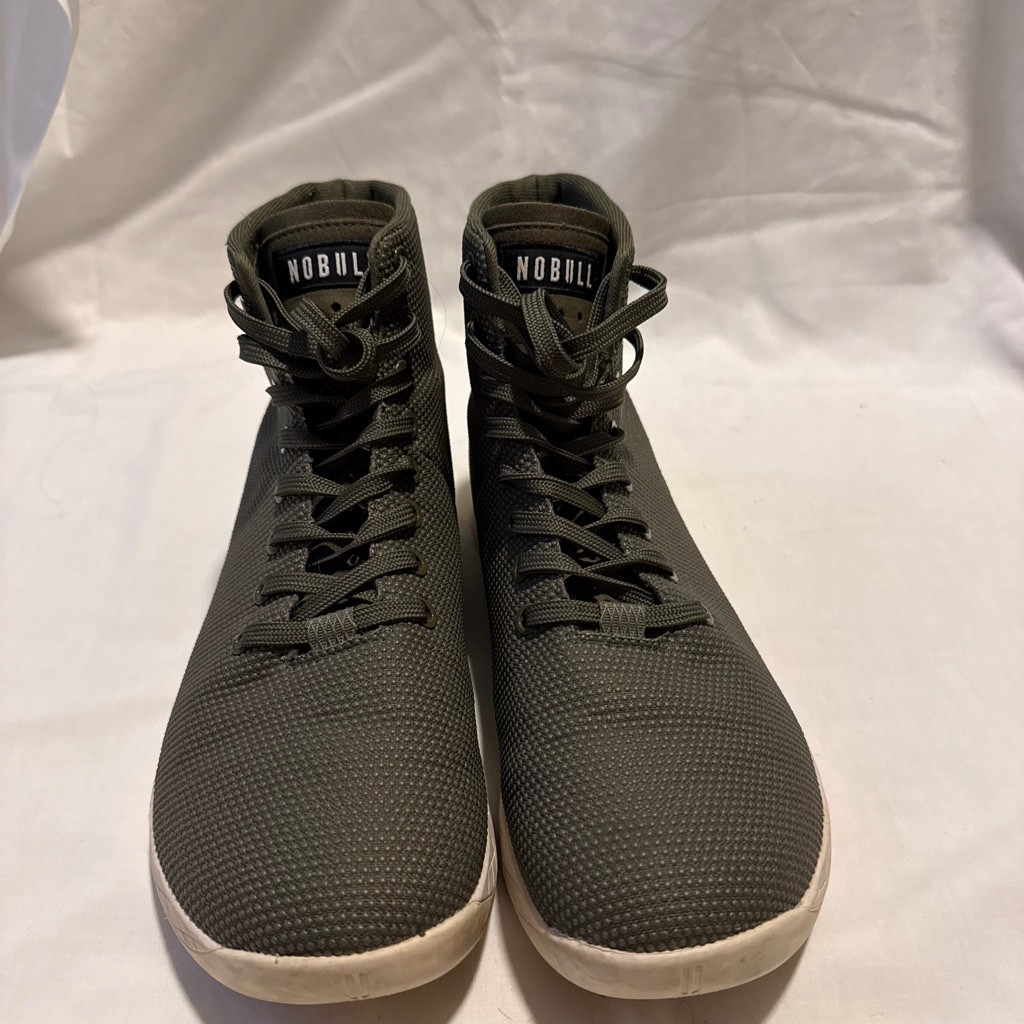 Nobull Super Fabric Trainer High – Men’s Size 11 – Green Ivory – Brand New –