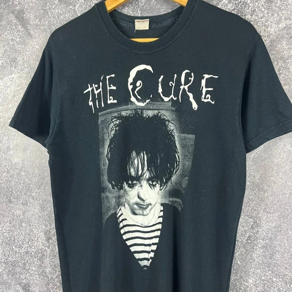 The Cure Robert Smith Vintage Rock Band T-Shirt Black QT6510