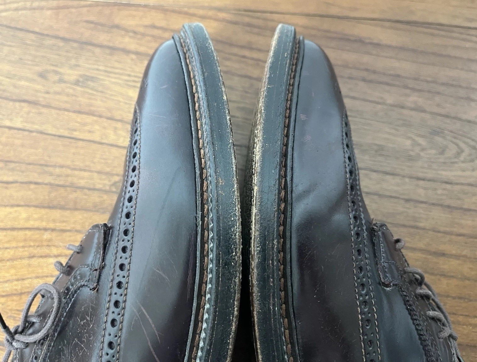 Alden Men’s Size 9 B D Wingtip Leather Oxford Shoes 975 Made in New England USA