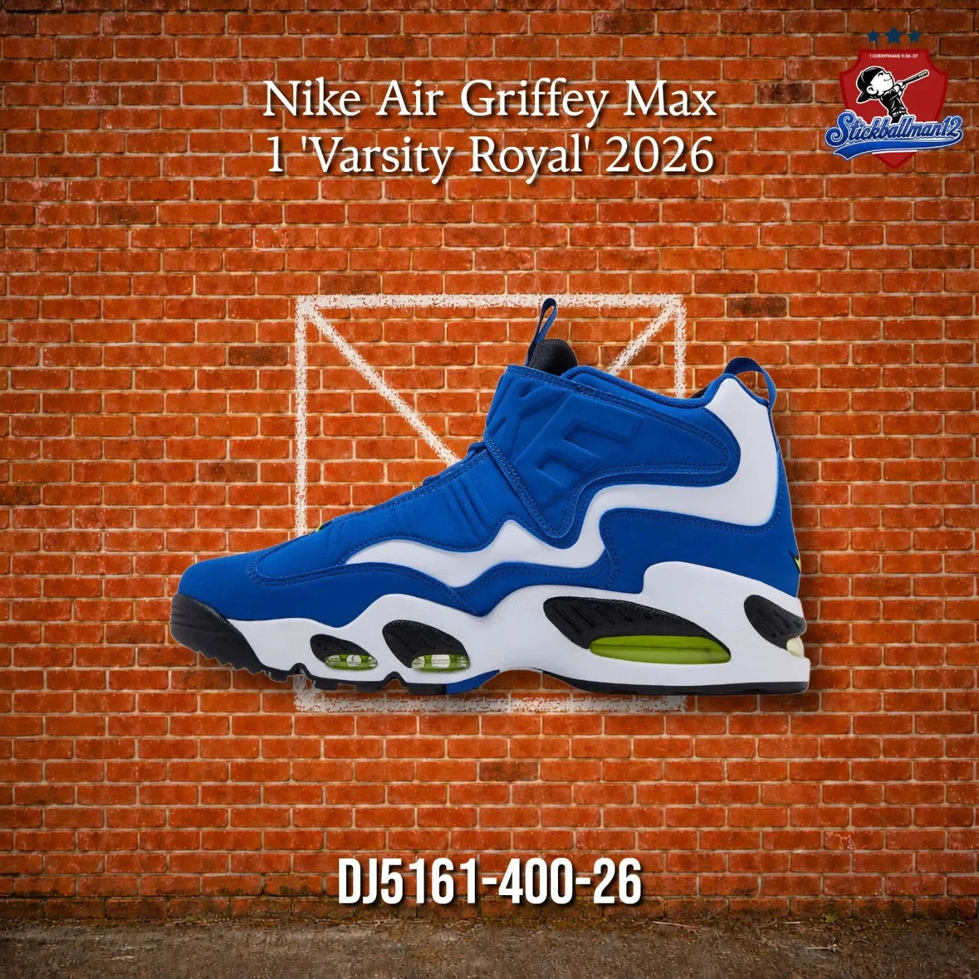 Nike Air Griffey Max 1 ‘Varsity Royal’ 2026 DJ5161-400 26
