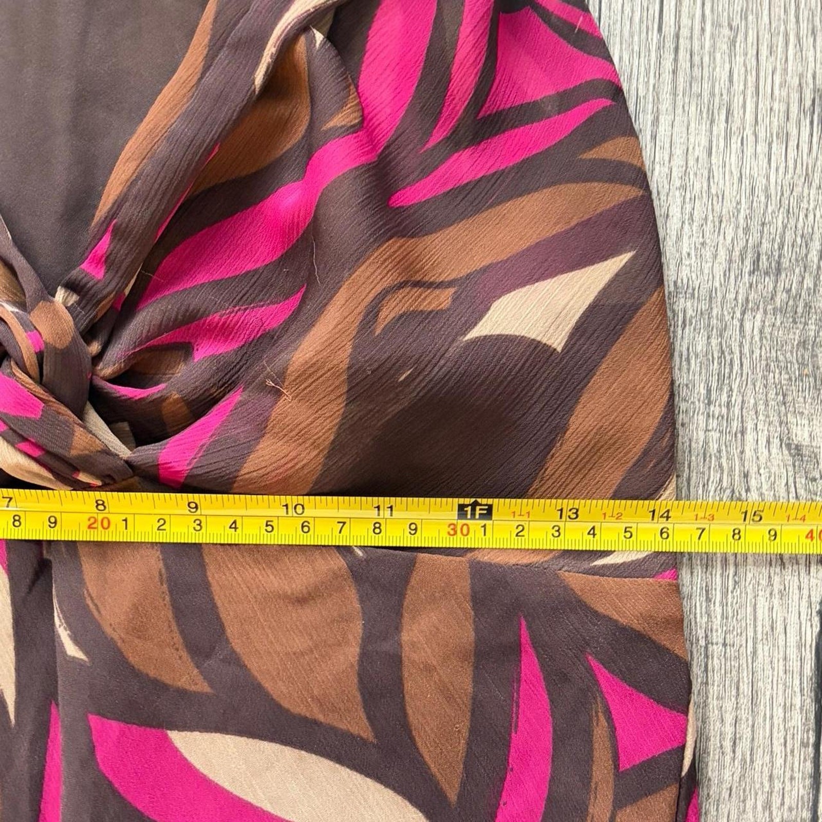 Worthington Brown & Pink Floral Top