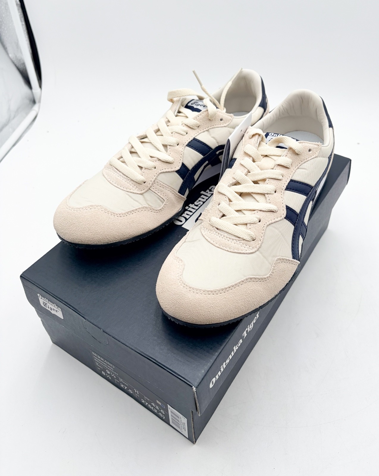 Onitsuka Tiger SERRANO Birch/Peacoat Daily Sneaker (Men’s US 9.5) From US