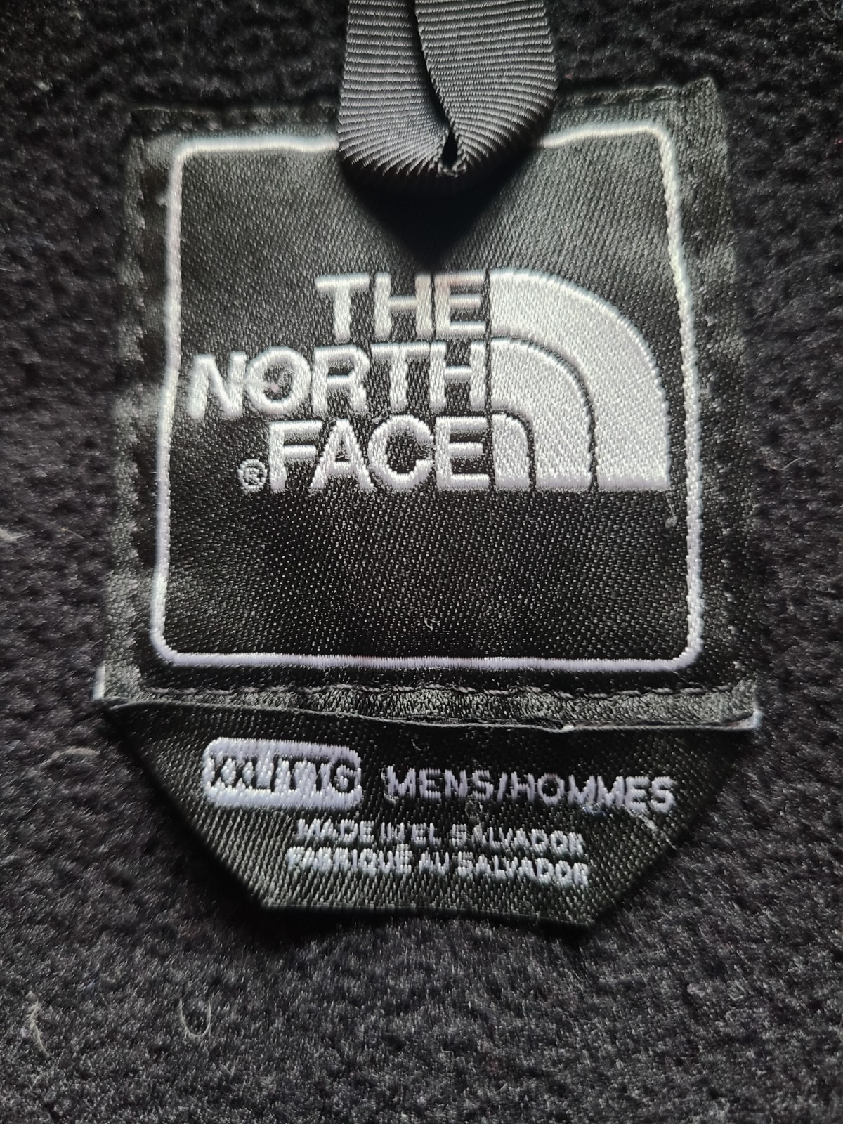 The North Face Fleece Jacket Polartec Denali Black Full Zip Mens XXL Soft Shell